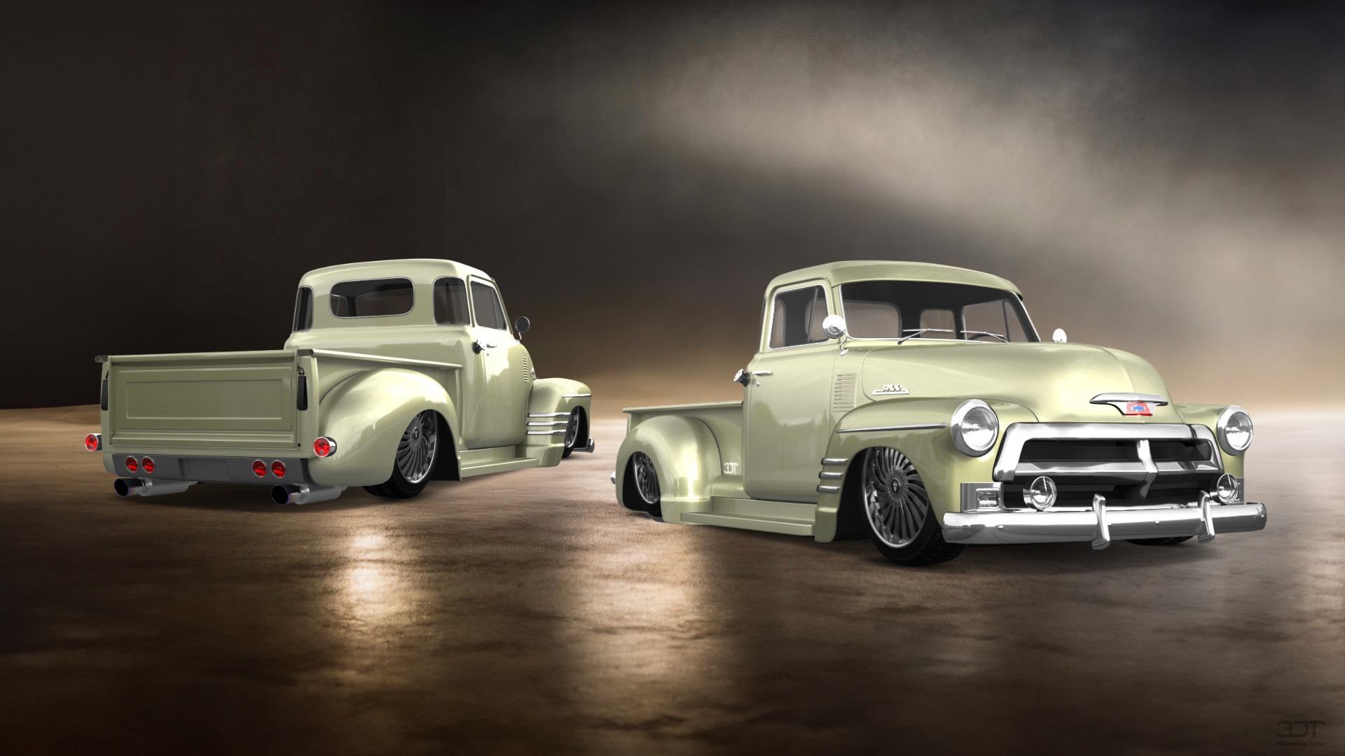 Chevrolet 3100 2 Door pickup truck 1954 tuning