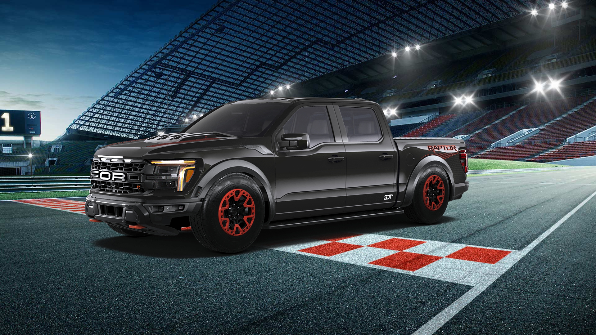 Ford F-150 Raptor 4 Door pickup truck 2024 tuning