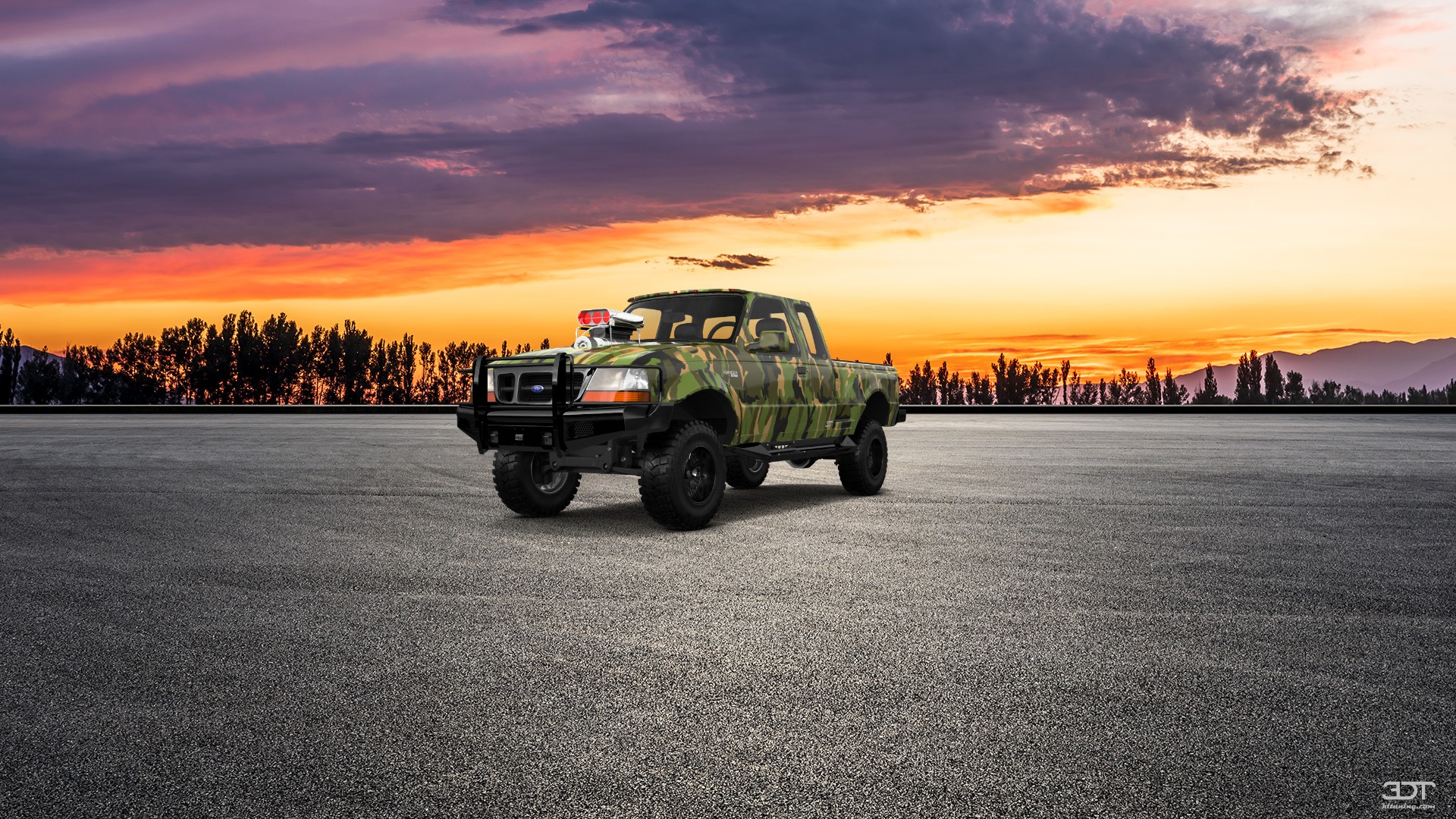 Ford Ranger Flareside 2 Door pickup truck 1998