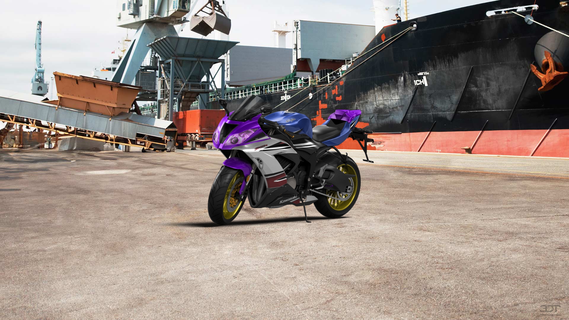 Kawasaki Ninja ZX 6R Sport Bike 2015