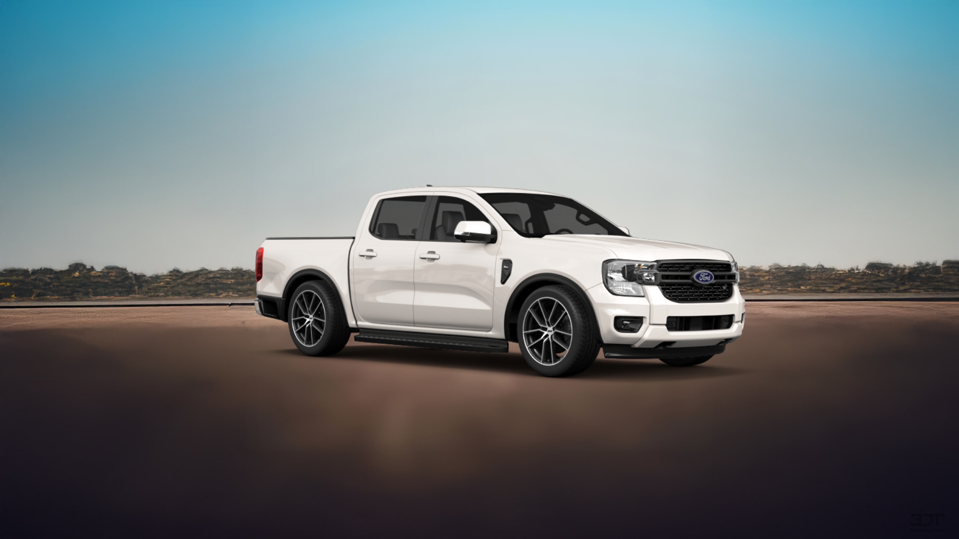 Ford Ranger 4 Door pickup truck 2023 tuning
