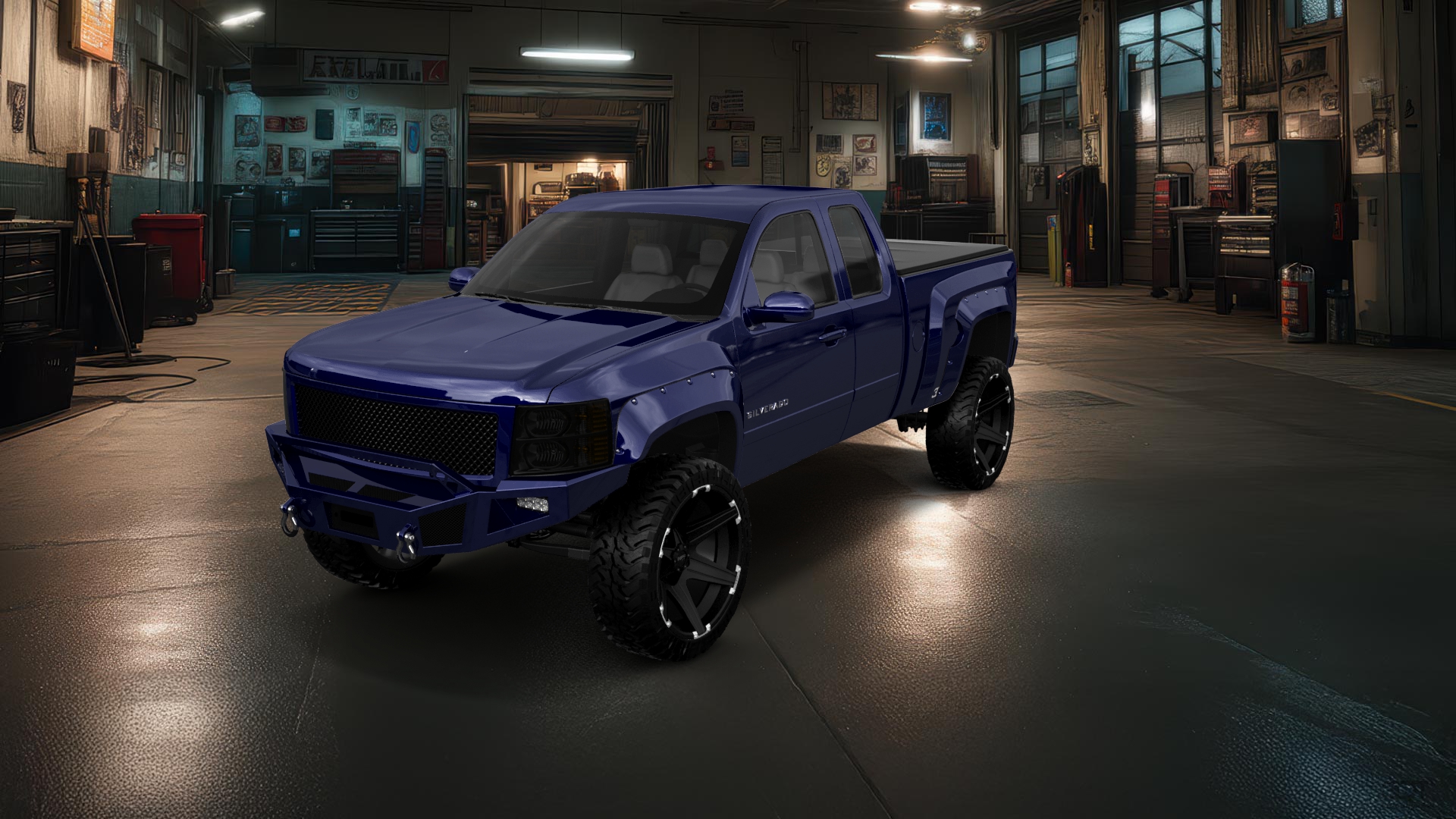 Chevrolet Silverado 1500 6.6 ft box Pickup Truck 2008 tuning