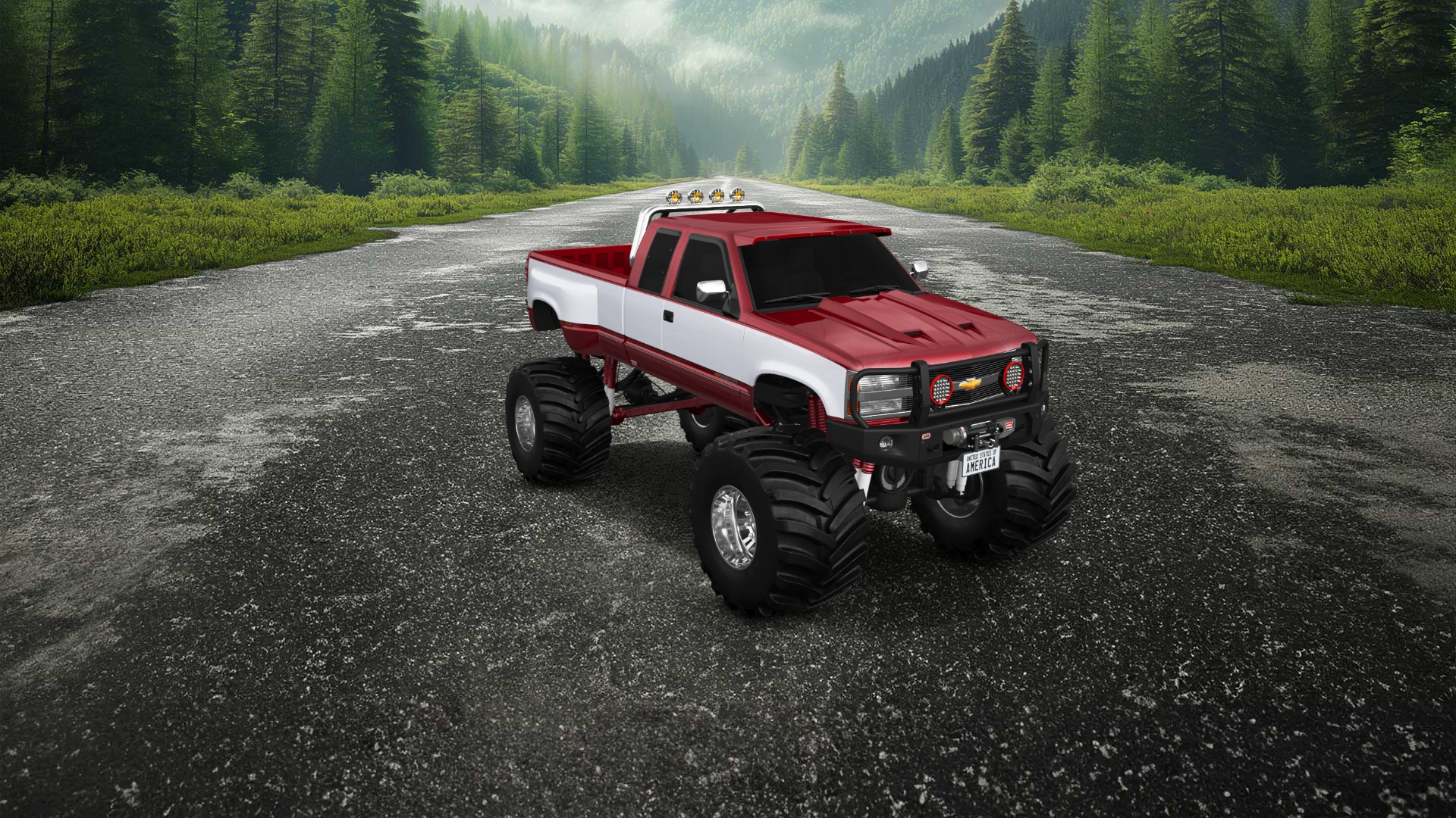 Chevrolet K3500 Extended Cab Pickup Truck 1988 tuning