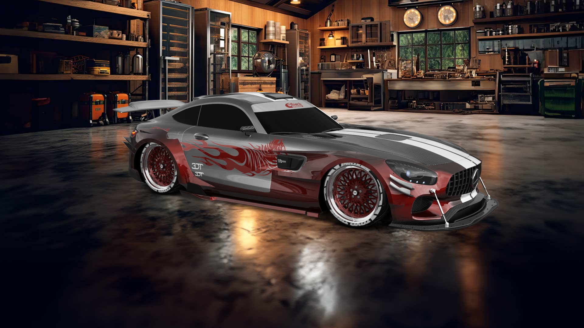 Mercedes AMG GT 2 door fastback coupe 2015