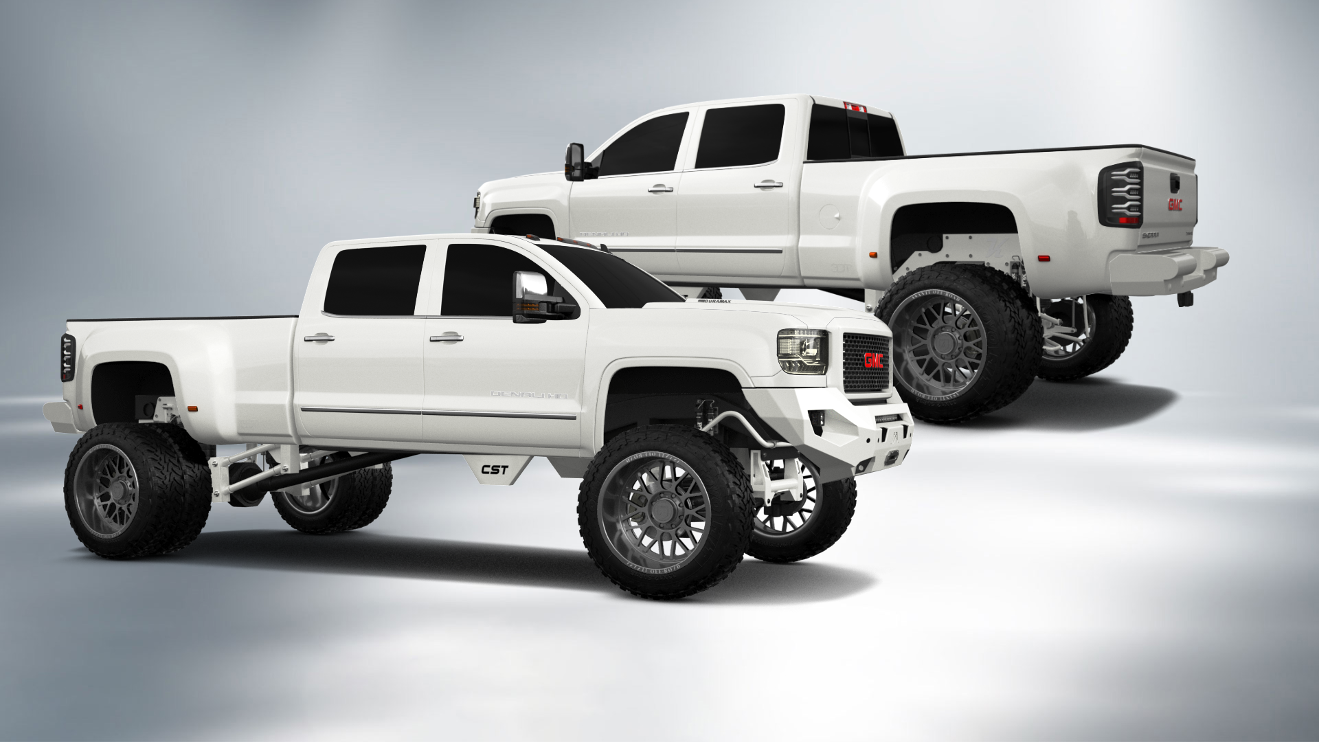 GMC Sierra 3500 HD Crew Cab 4 Door pickup truck 2015 tuning