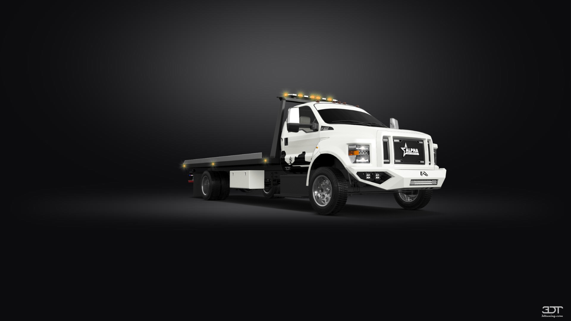 Tuning Ford F-650 Tow Truck Pickup 2016