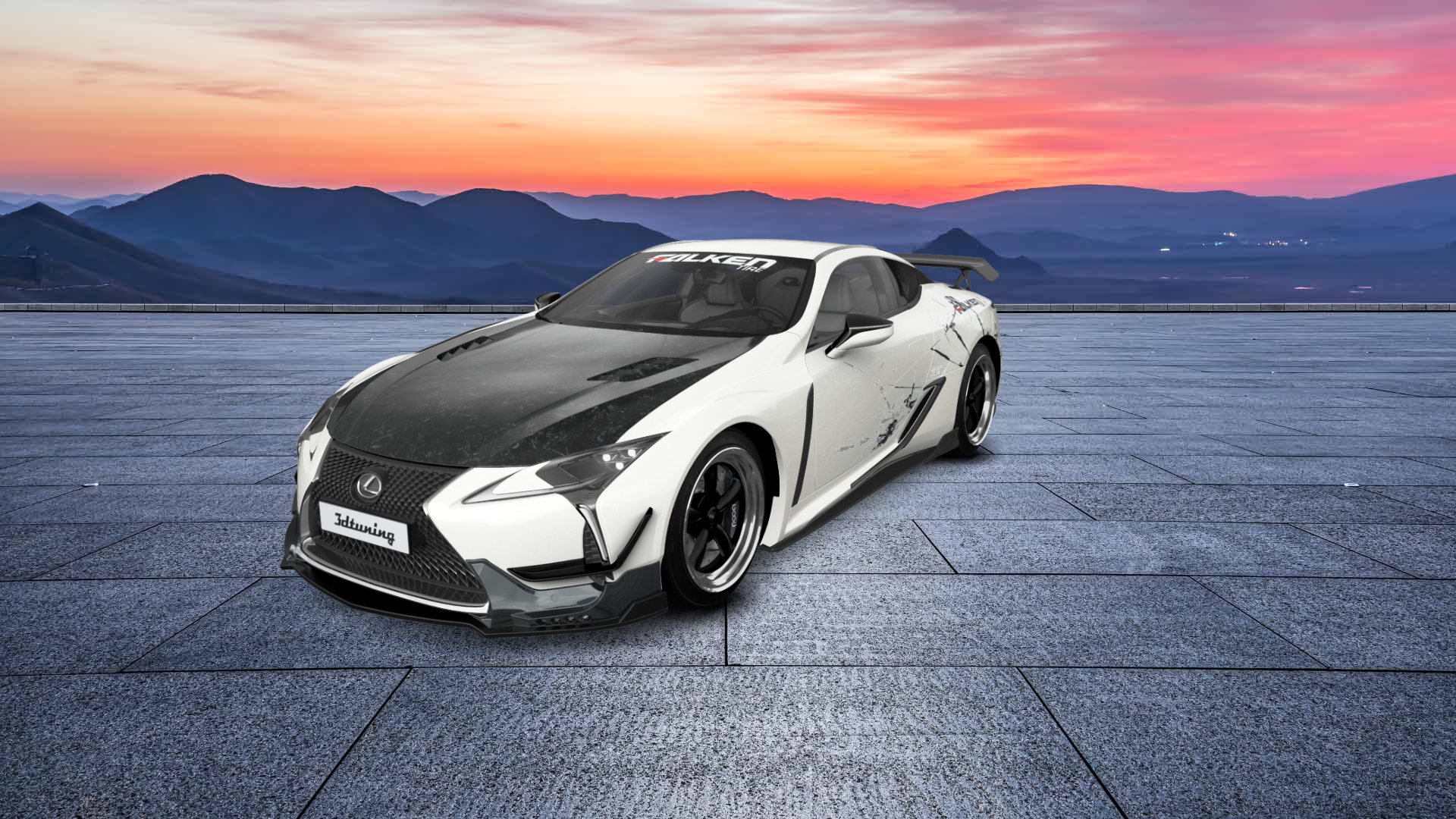 Lexus LC500 2 door fastback coupe 2017 tuning