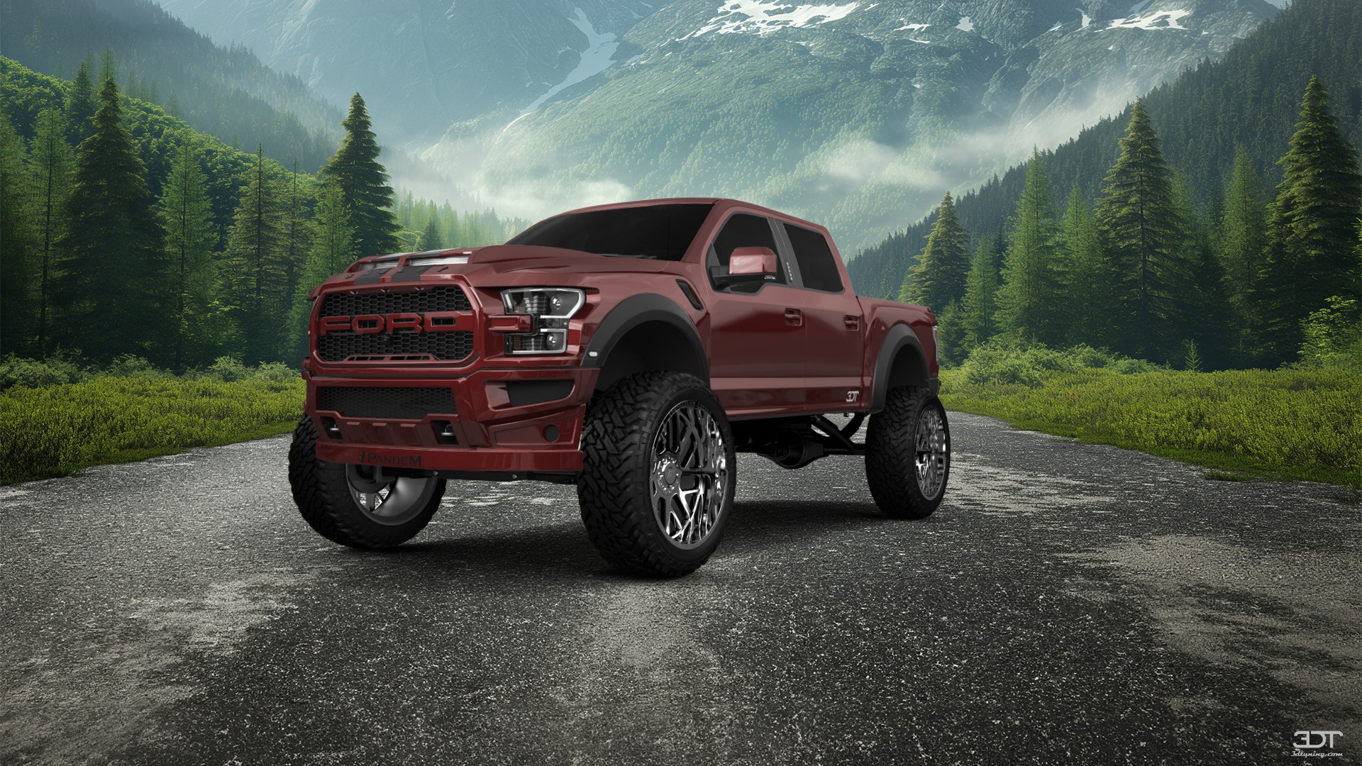 Ford F-150 Raptor 4 Door pickup truck 2017 tuning