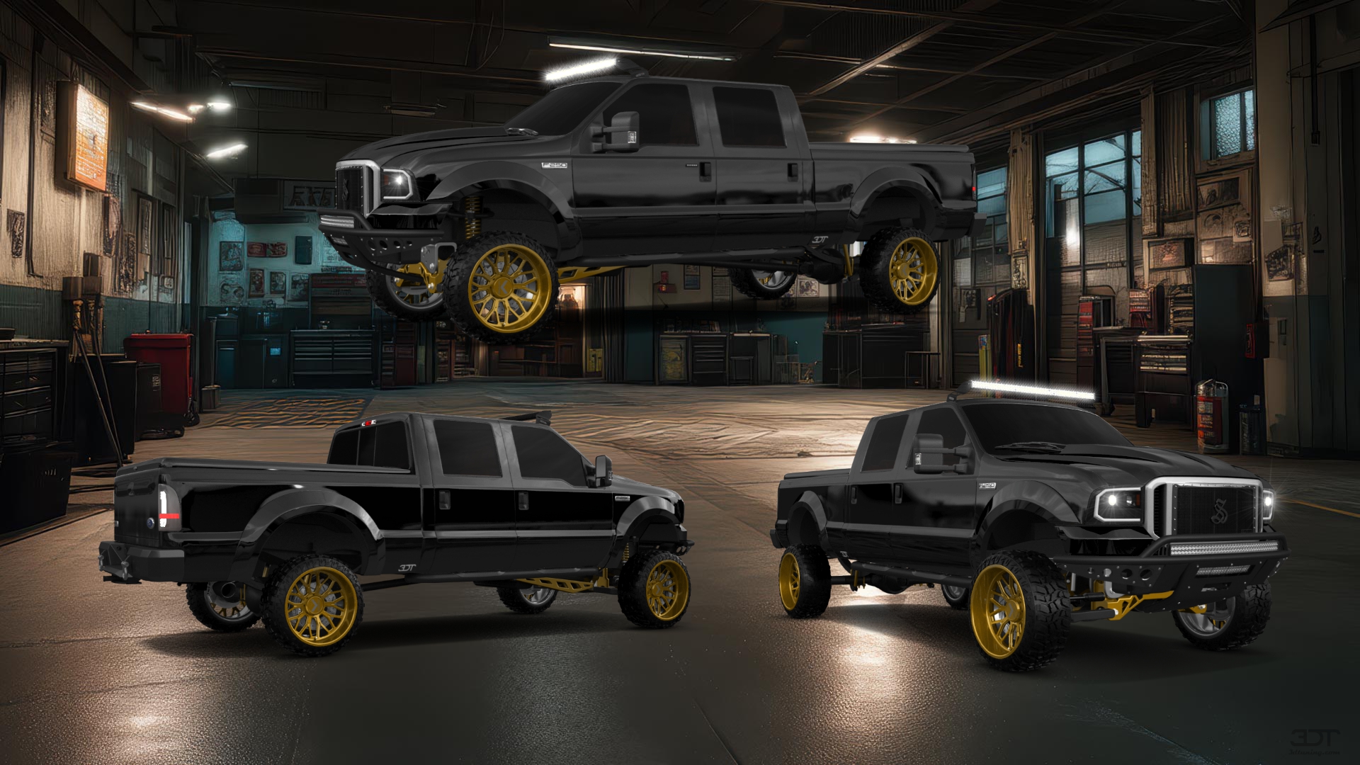 Ford F-250 Crew Cab 4 Door pickup truck 1999 tuning