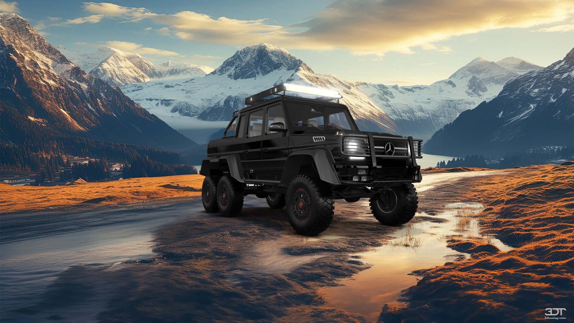 Mercedes G 63 AMG 6x6 4 Door pickup truck 2013 tuning