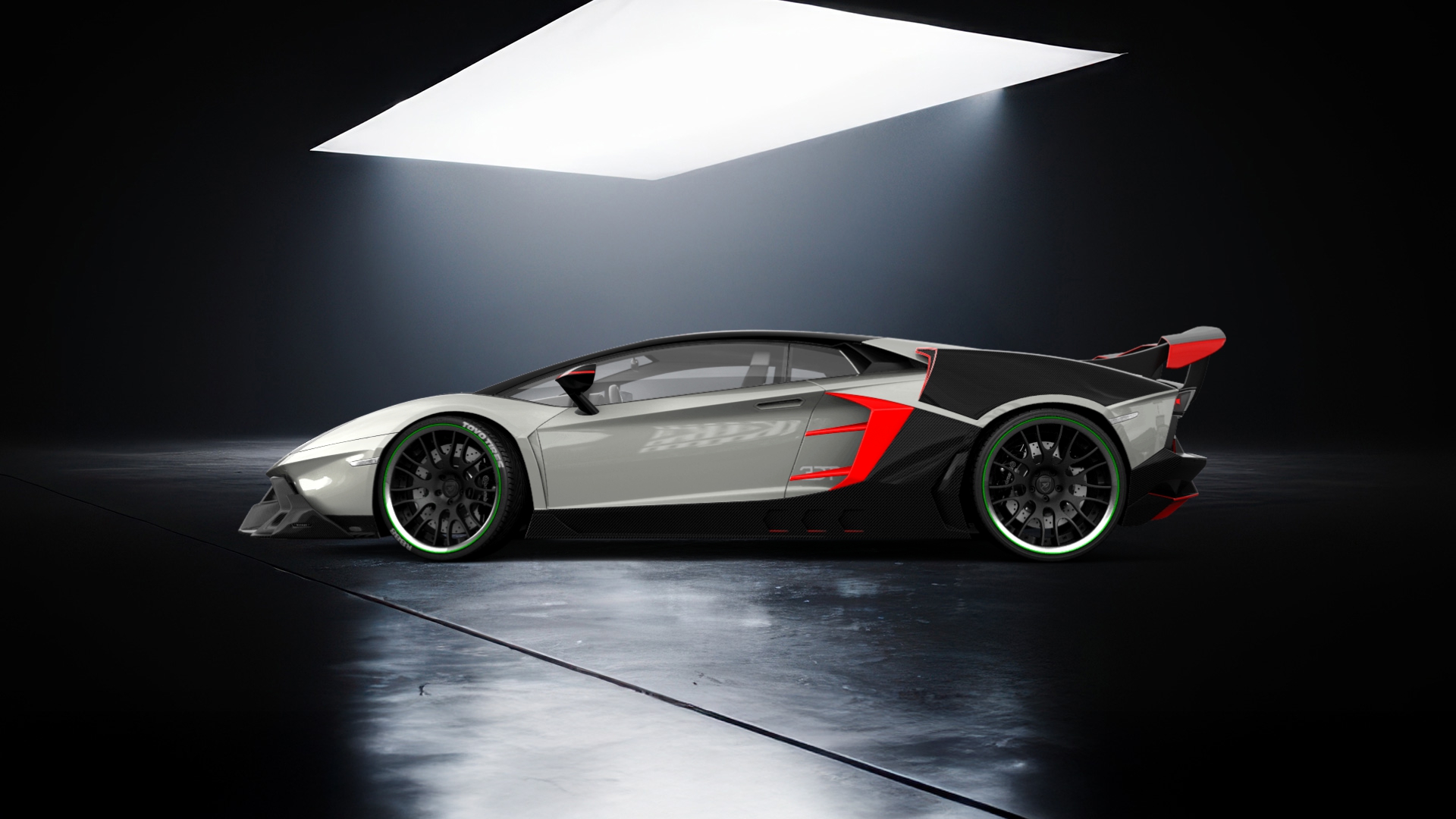 Lamborghini Aventador 2 Door Coupe 2012 tuning