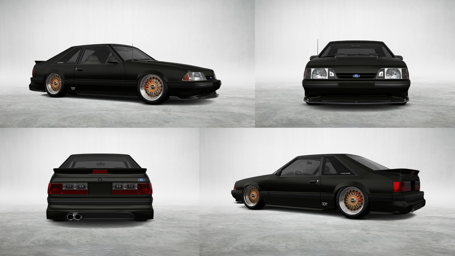 Ford Mustang 3 Door Hatchback 1988 Images