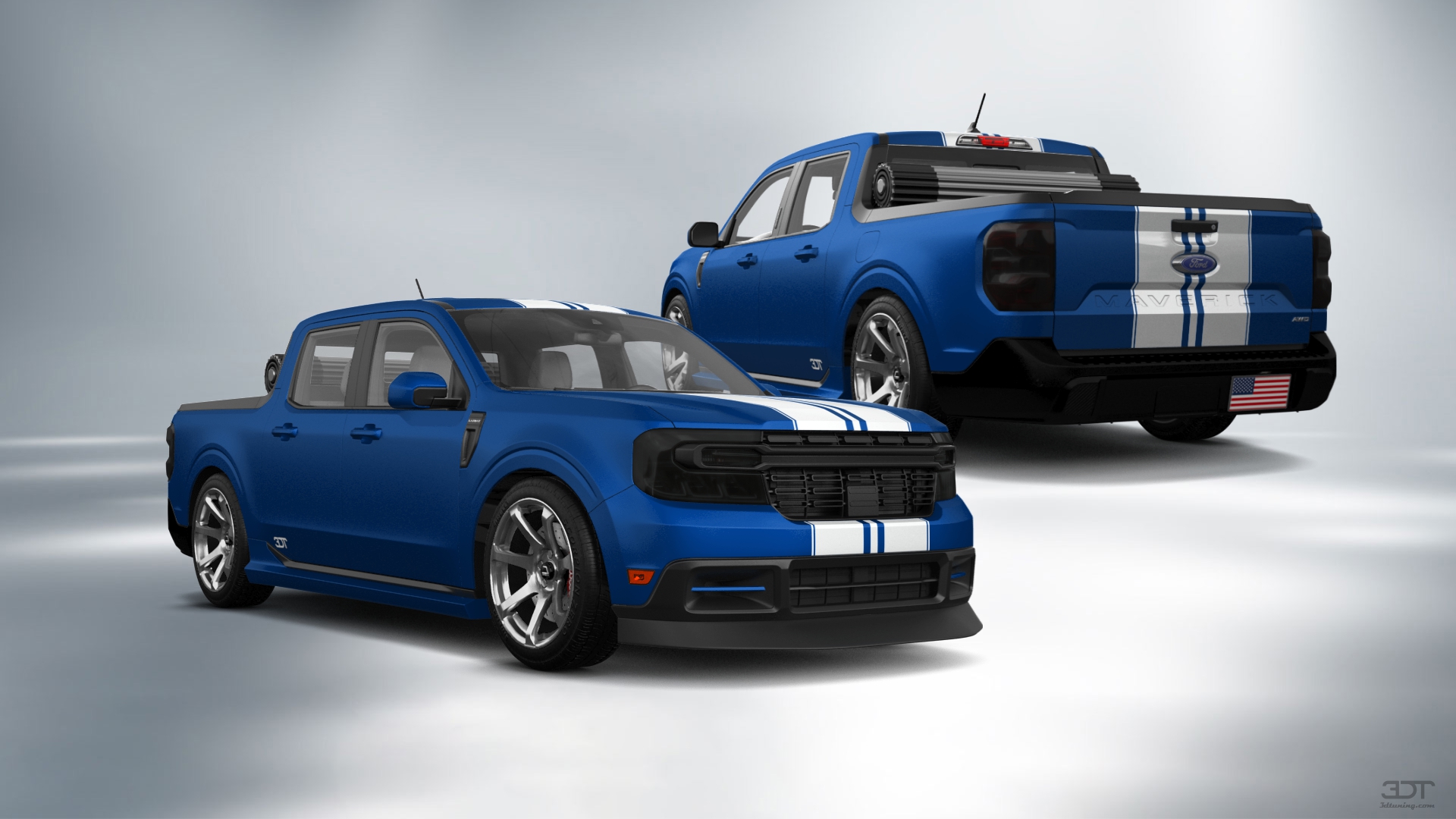 Ford Maverick 4 Door pickup truck 2022 tuning