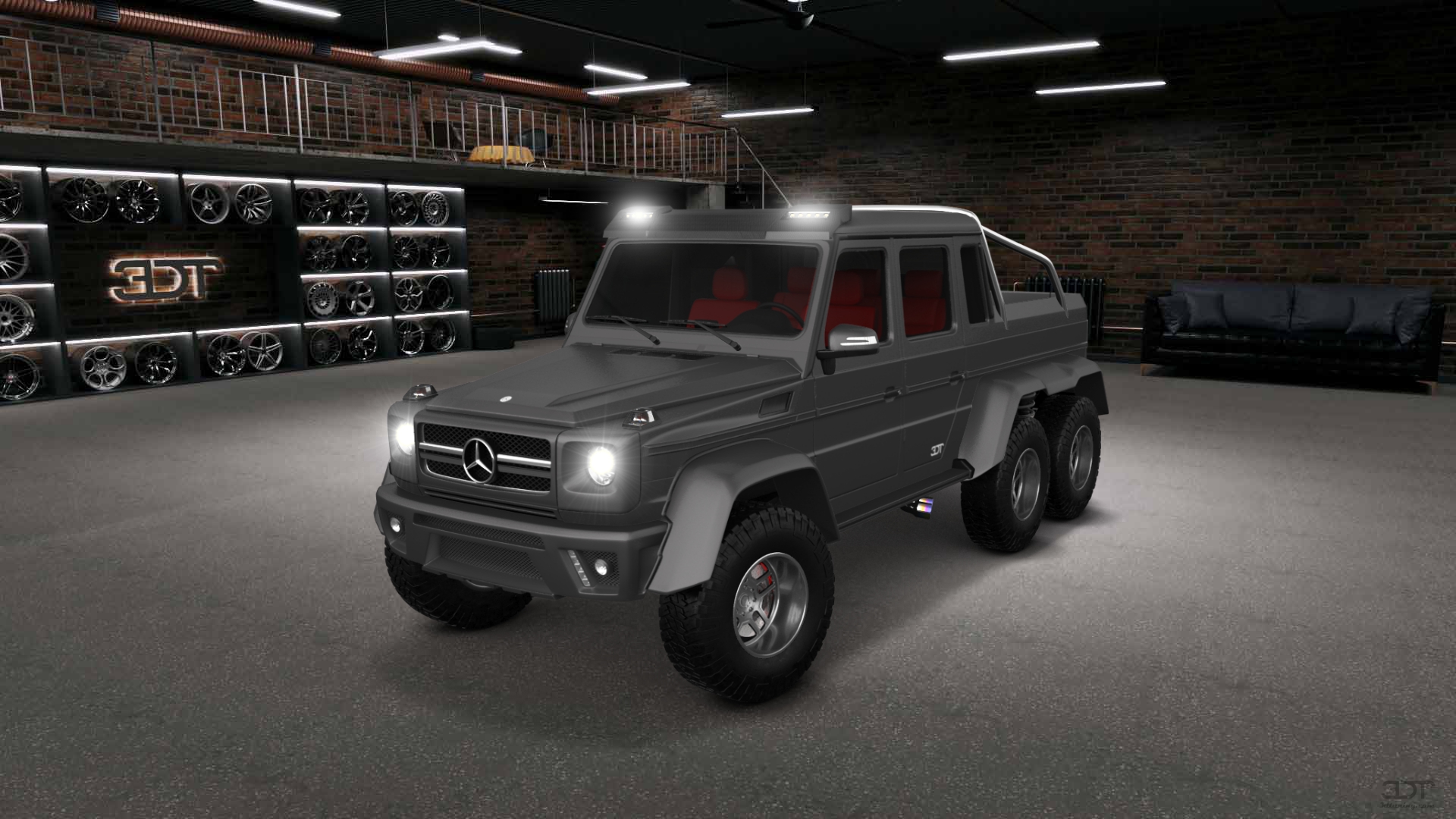 Mercedes G 63 AMG 6x6 4 Door pickup truck 2013