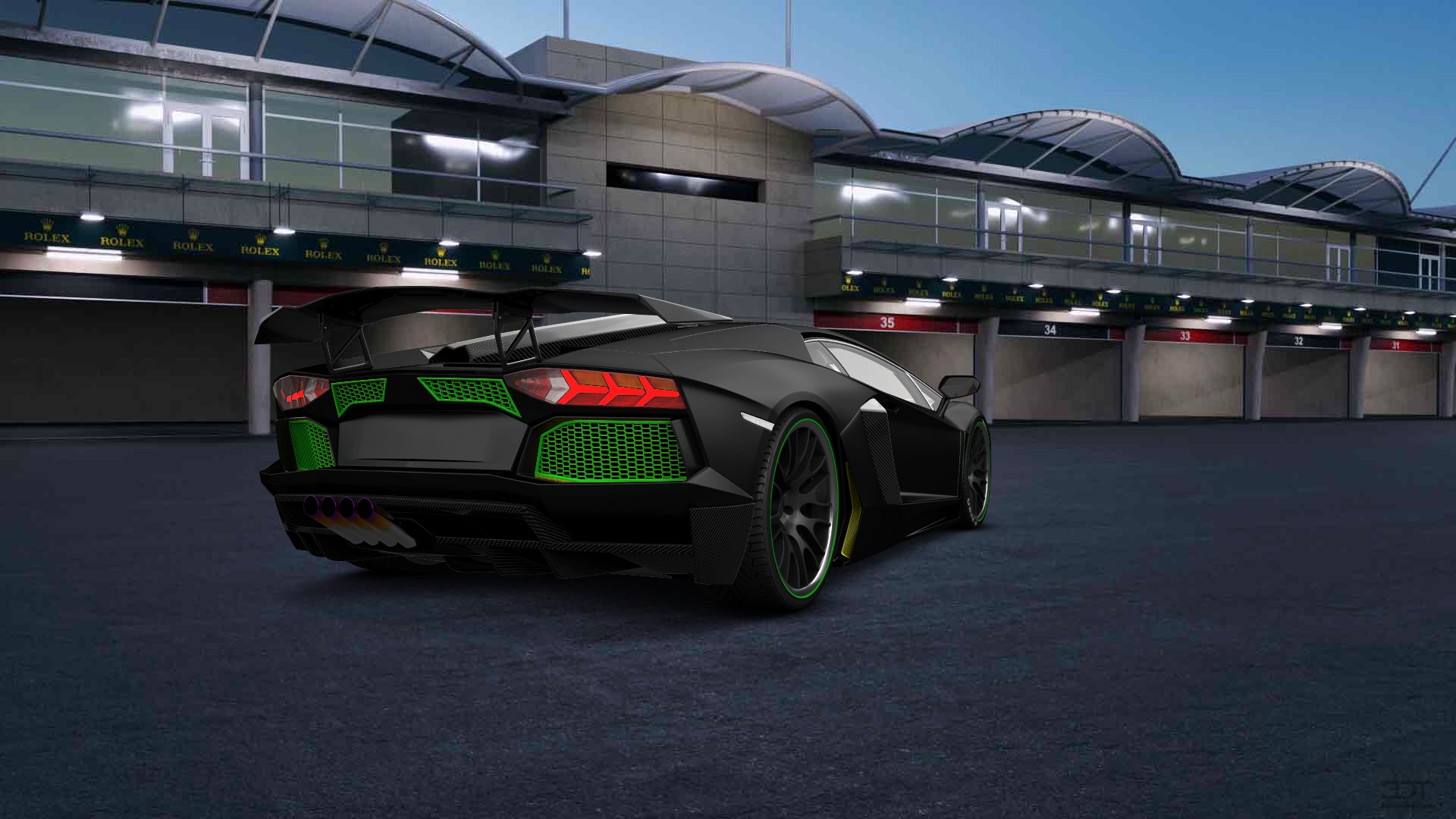 Lamborghini Aventador challenge 2 Door Coupe 4012 tuning