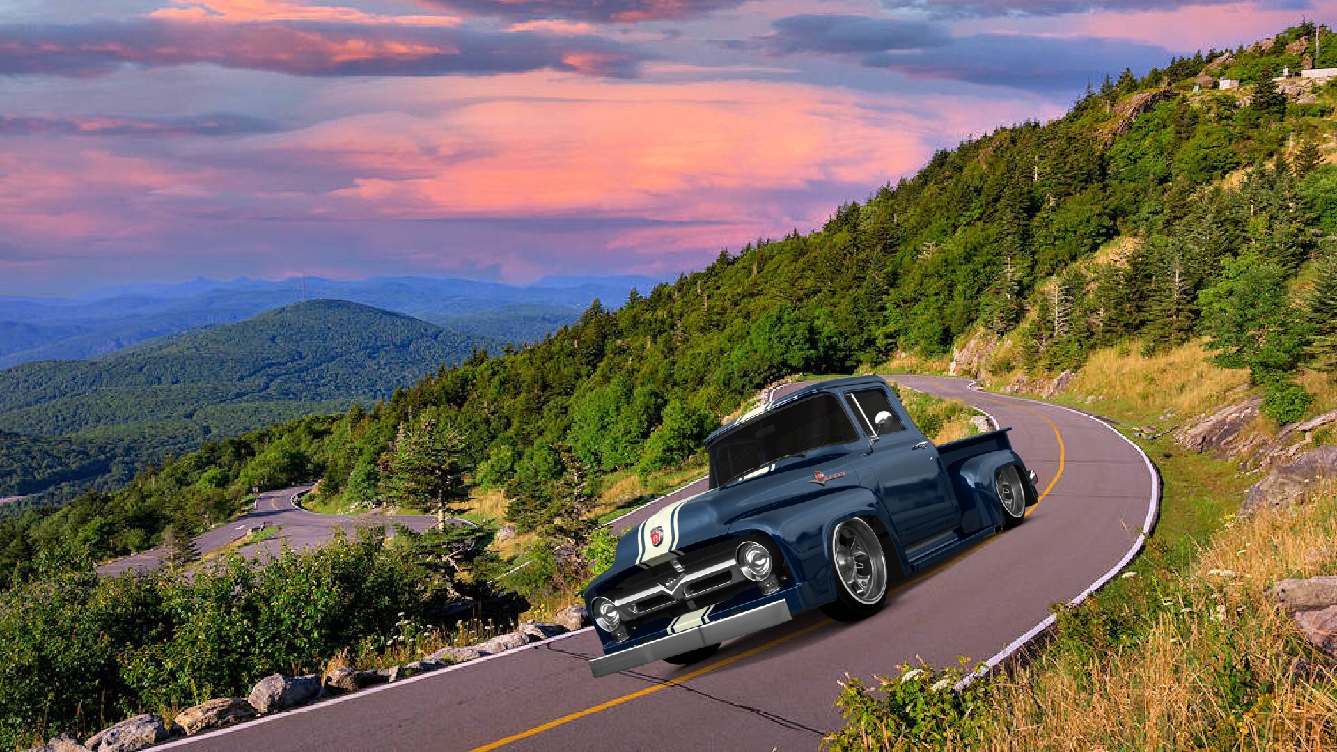 Ford F-100 2 Door truck 1956 tuning