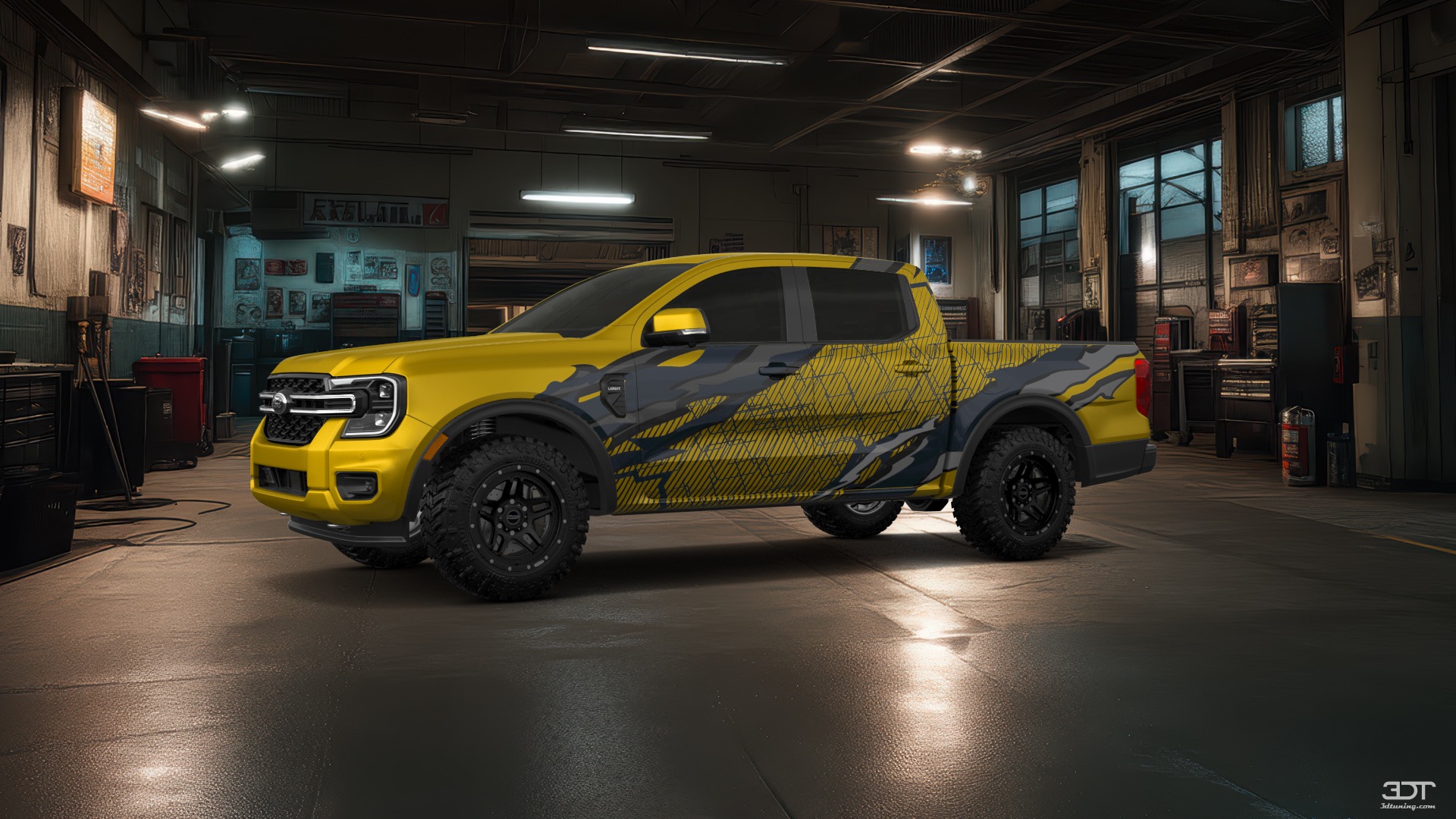 Ford Ranger 4 Door pickup truck 2022 tuning