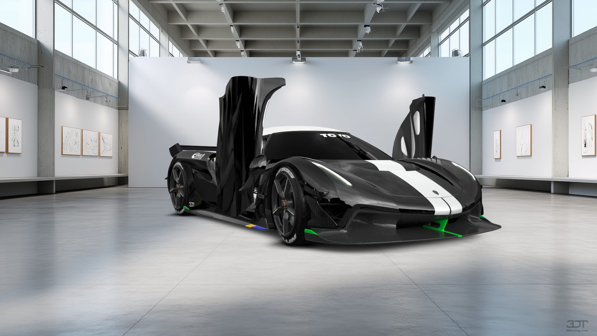 Koenigsegg Jesko 2 door targa top 2020