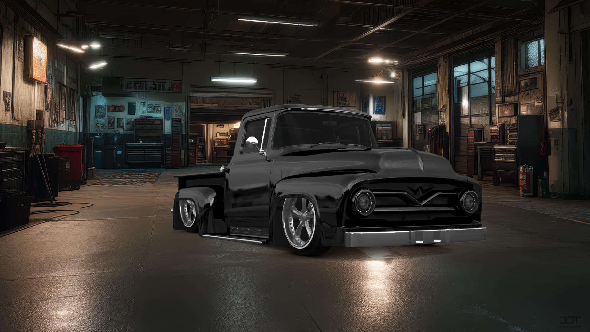 Ford F-100 2 Door truck 1956 Images