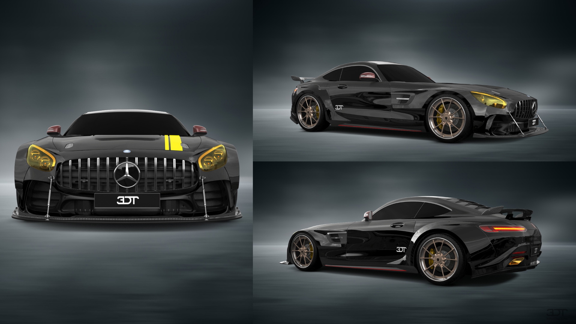 Mercedes AMG GT 2 door fastback coupe 2015 tuning