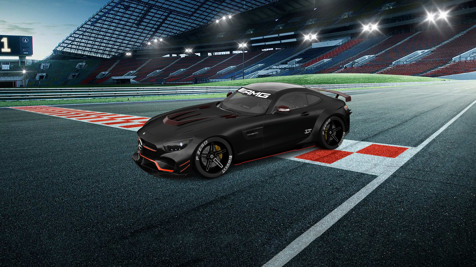 Mercedes AMG GT 2 door fastback coupe 2016
