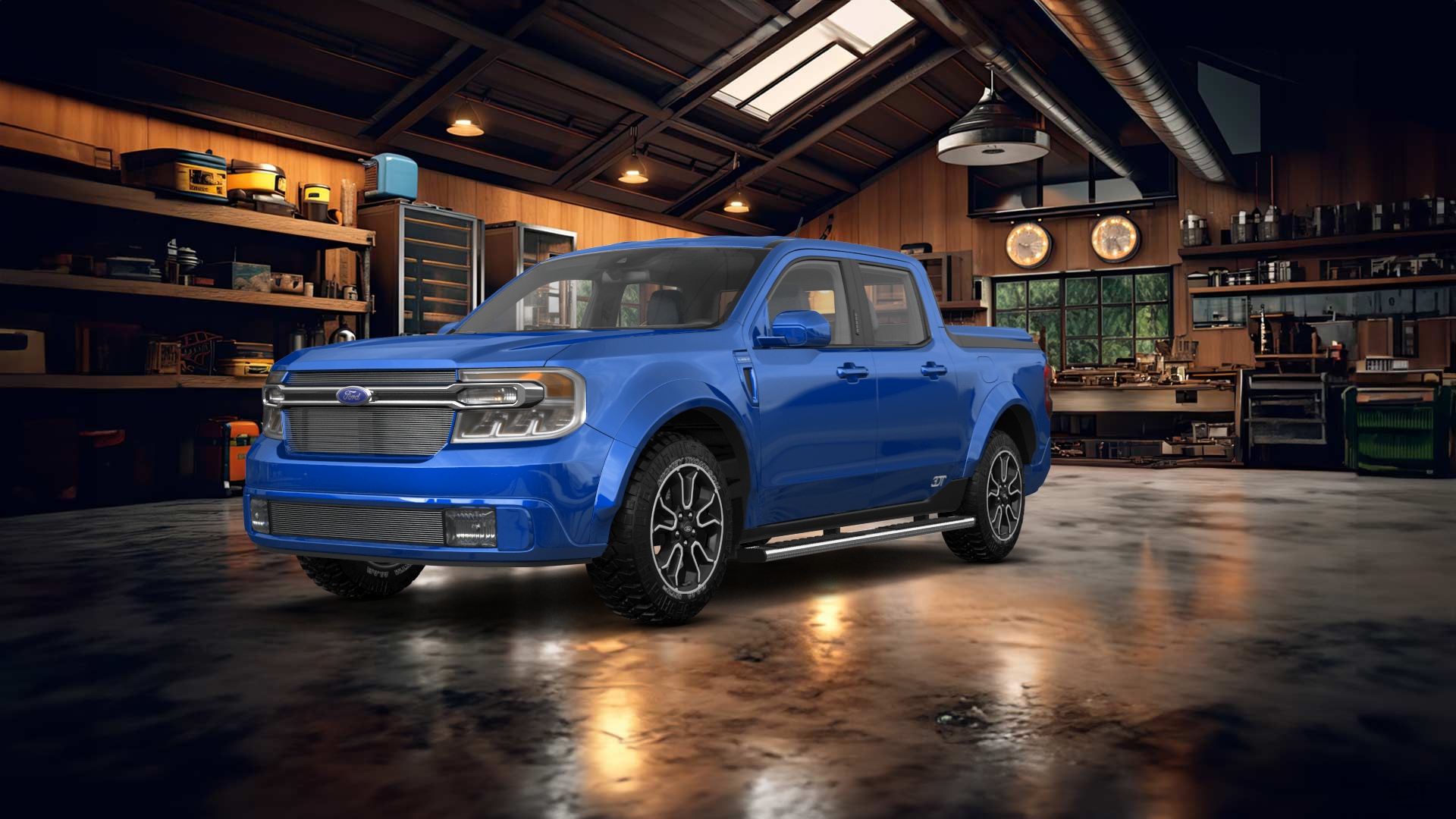 Ford Maverick 4 Door pickup truck 2022 tuning