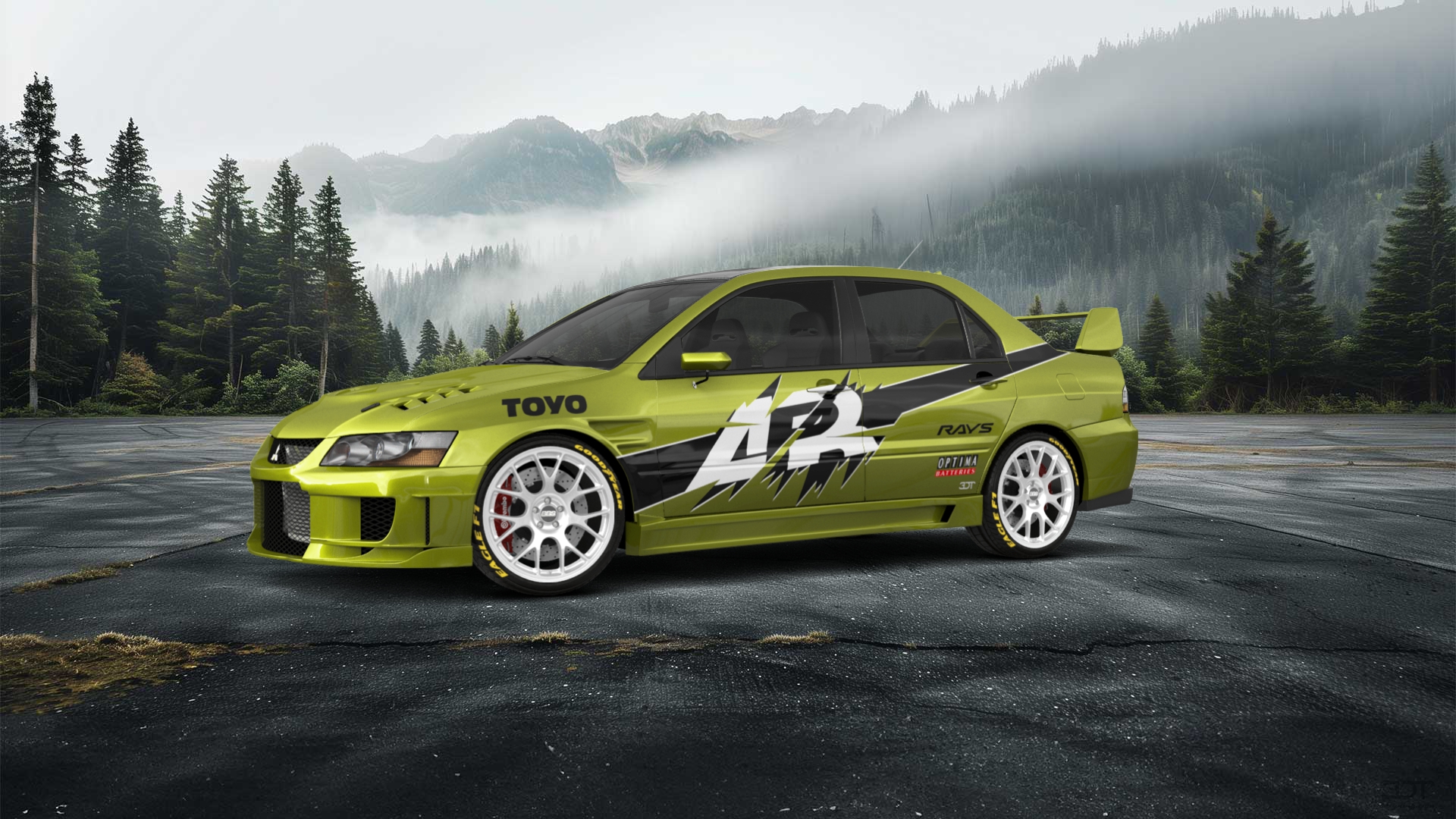 Mitsubishi Lancer Evo IX 4 Door Saloon 2005 tuning