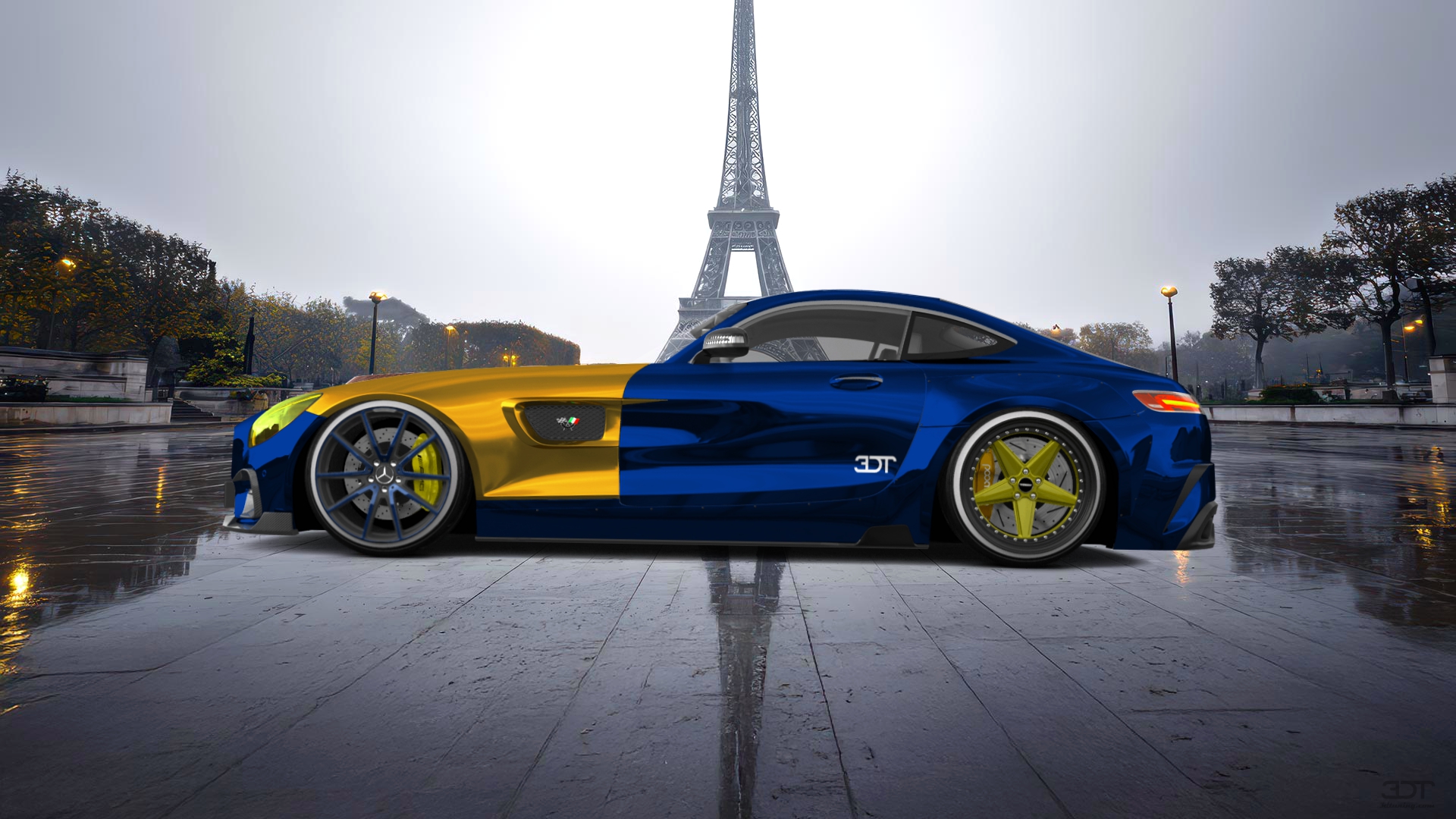 Mercedes AMG GT 2 door fastback coupe 2015 tuning