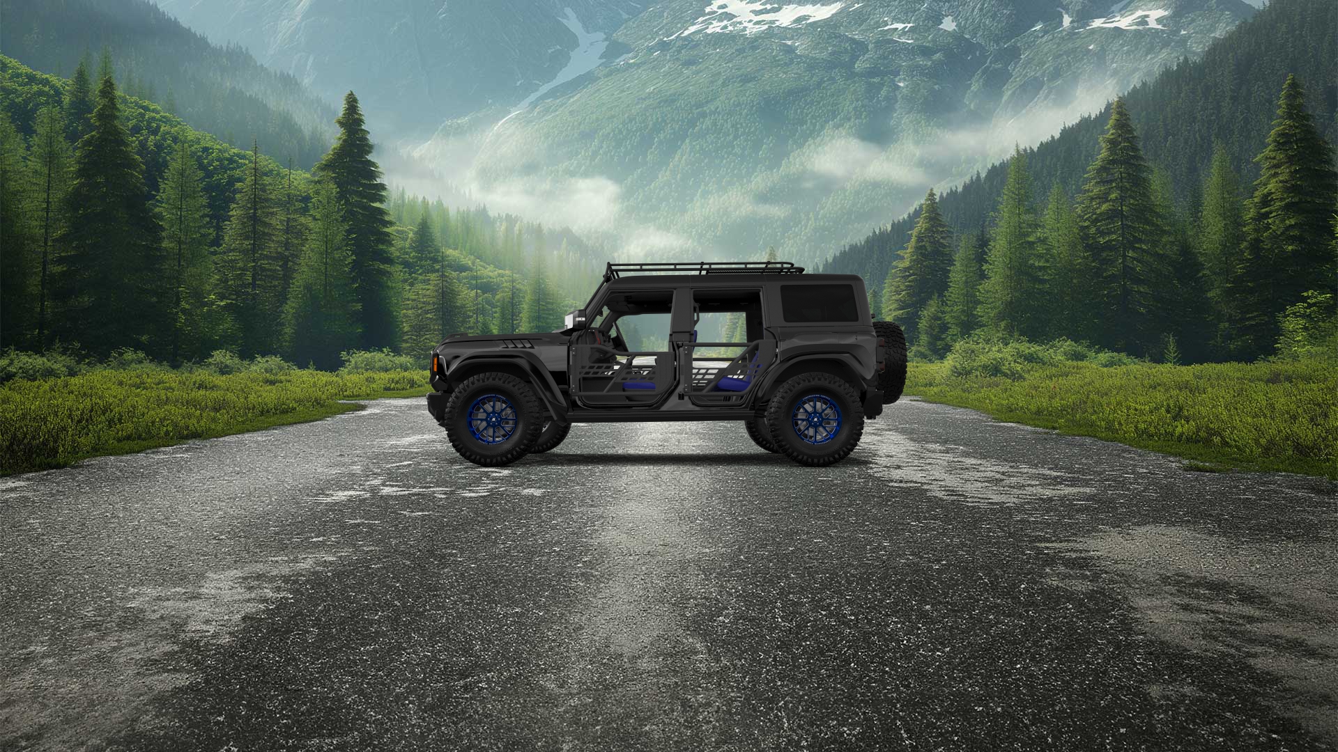Ford Bronco Raptor 4 Door pickup truck 2022
