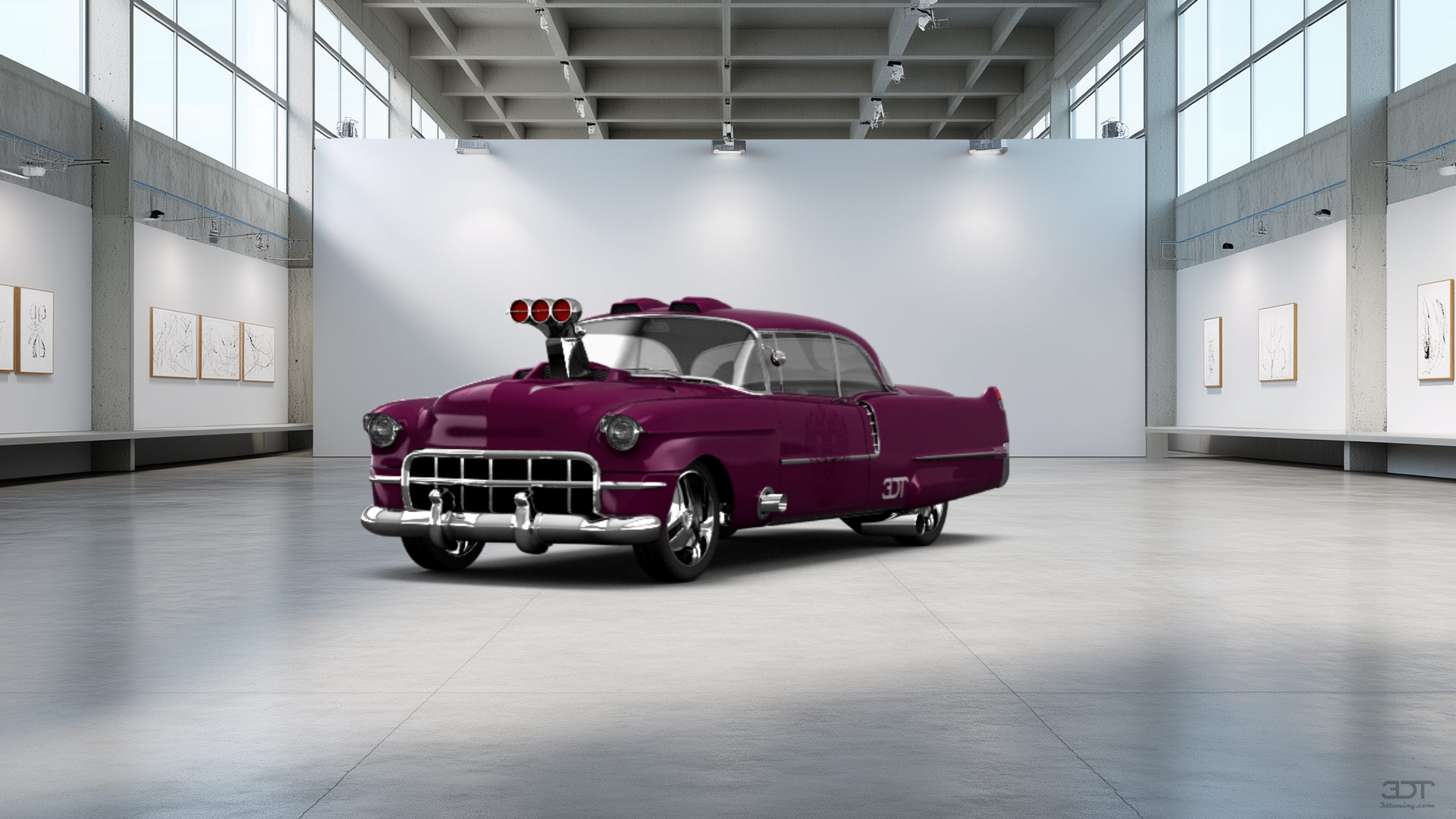 Cadillac De Ville Coupe 1956 tuning