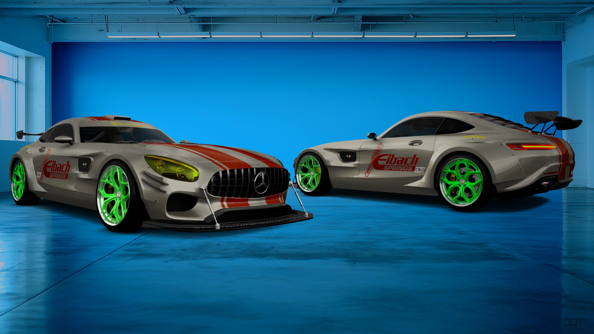 Mercedes AMG GT 2 door fastback coupe 2015 tuning