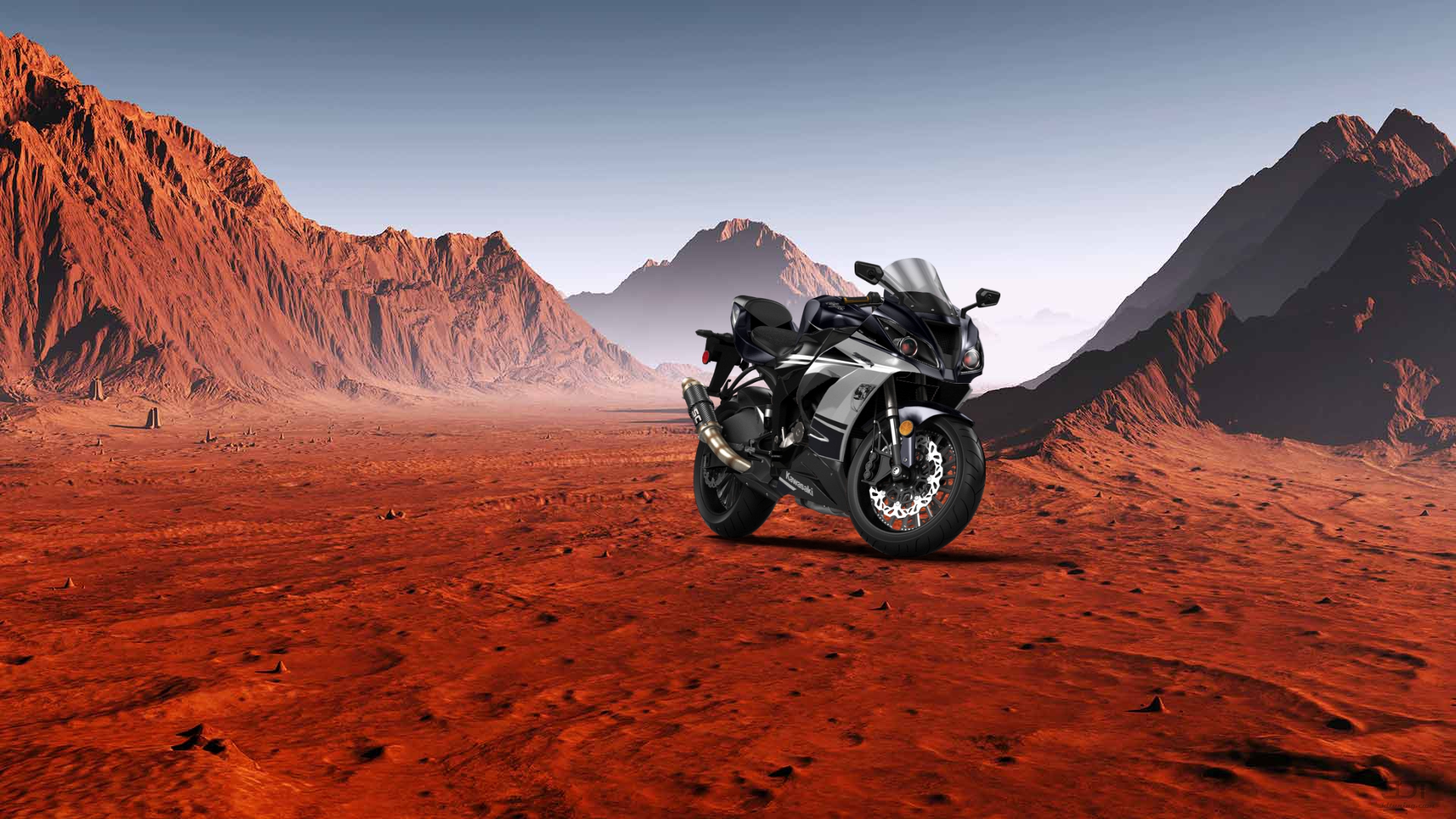 Kawasaki Ninja ZX 6R Sport Bike 2015 tuning