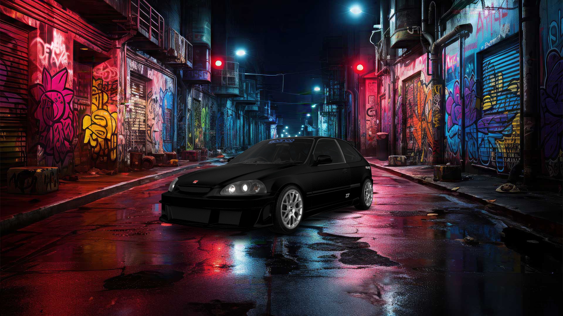 Honda Civic 3 Door Hatchback 1997 tuning
