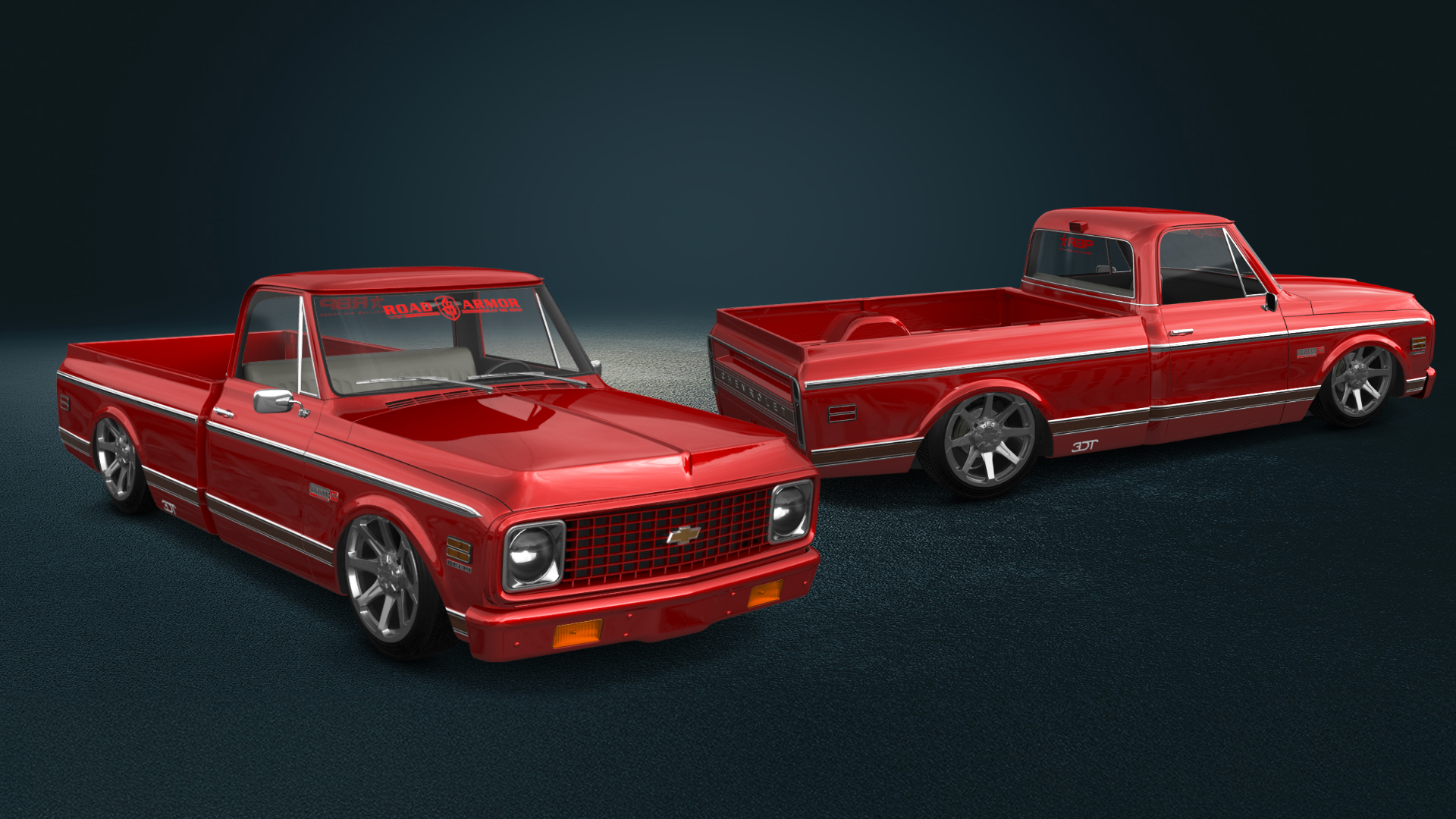 Chevrolet C-10 Cheyenne 2 Door pickup truck 1972 tuning