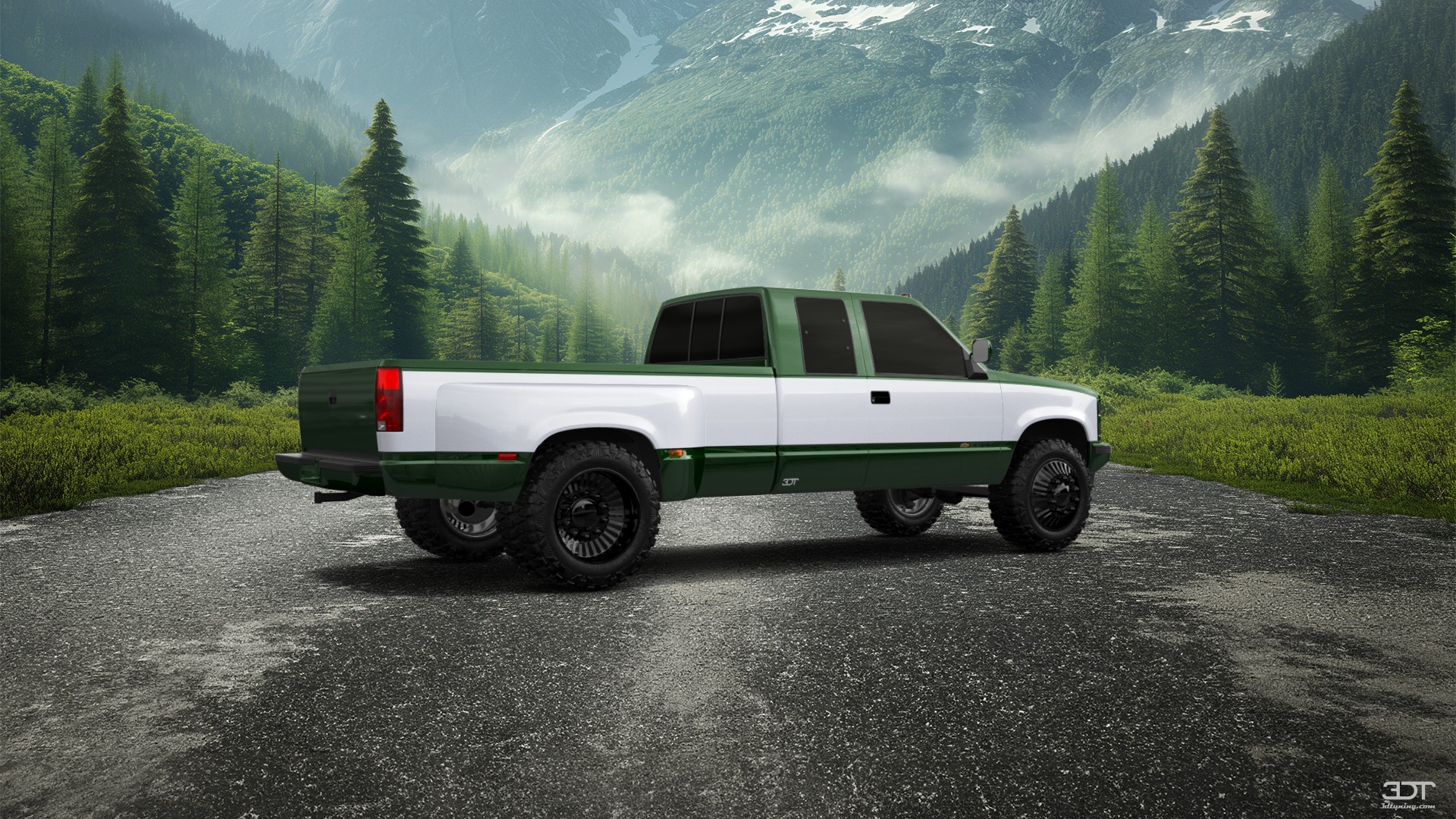 Chevrolet K3500 Extended Cab Pickup Truck 1988