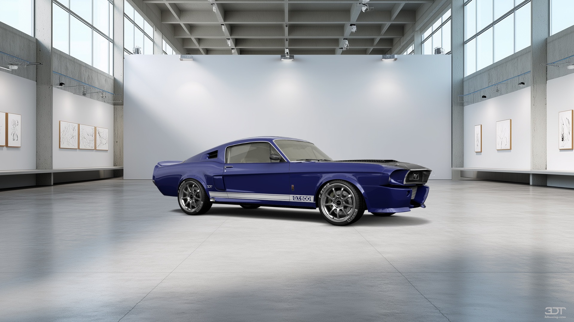 Mustang GT500 2 Door Coupe 1968 tuning