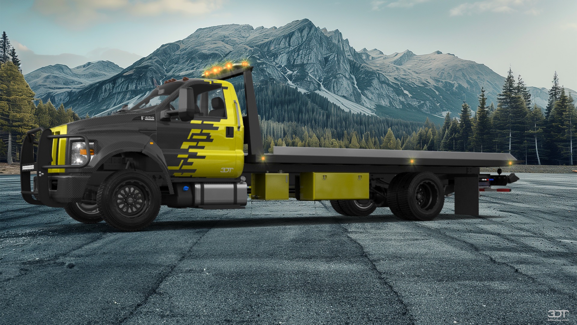 Tuning Ford F-650 Tow Truck Pickup 2016