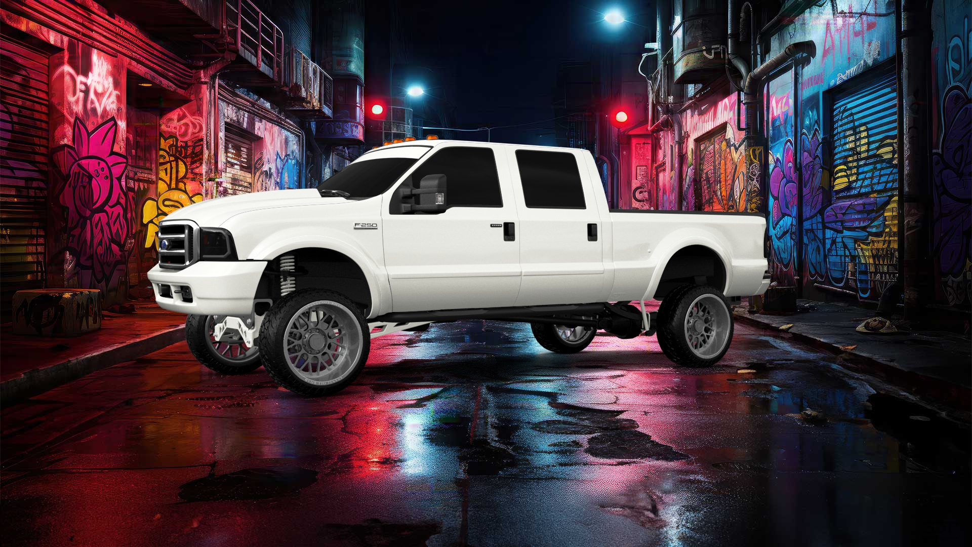 Ford F-250 Crew Cab 4 Door pickup truck 1999 tuning