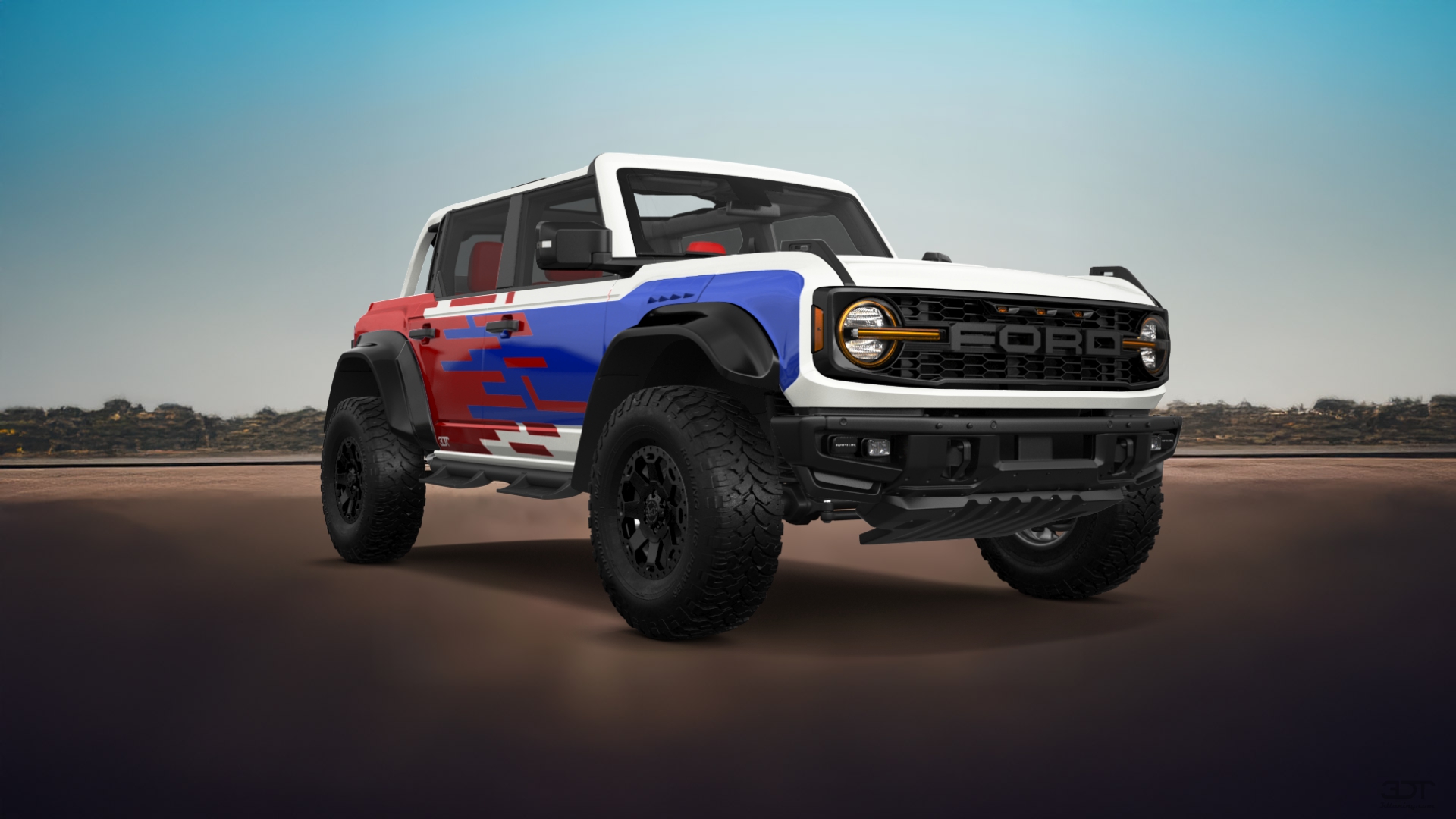 Ford Bronco Raptor 4 Door pickup truck 2022 tuning
