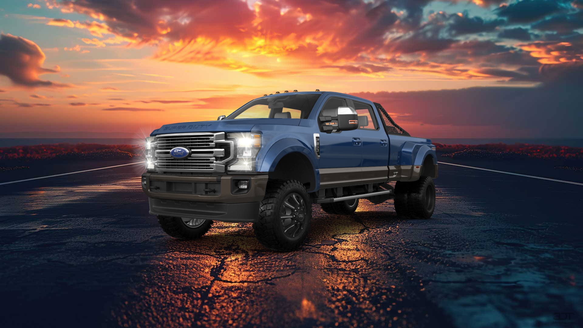 Ford F-350 DRW 4 Door pickup truck 2021 tuning