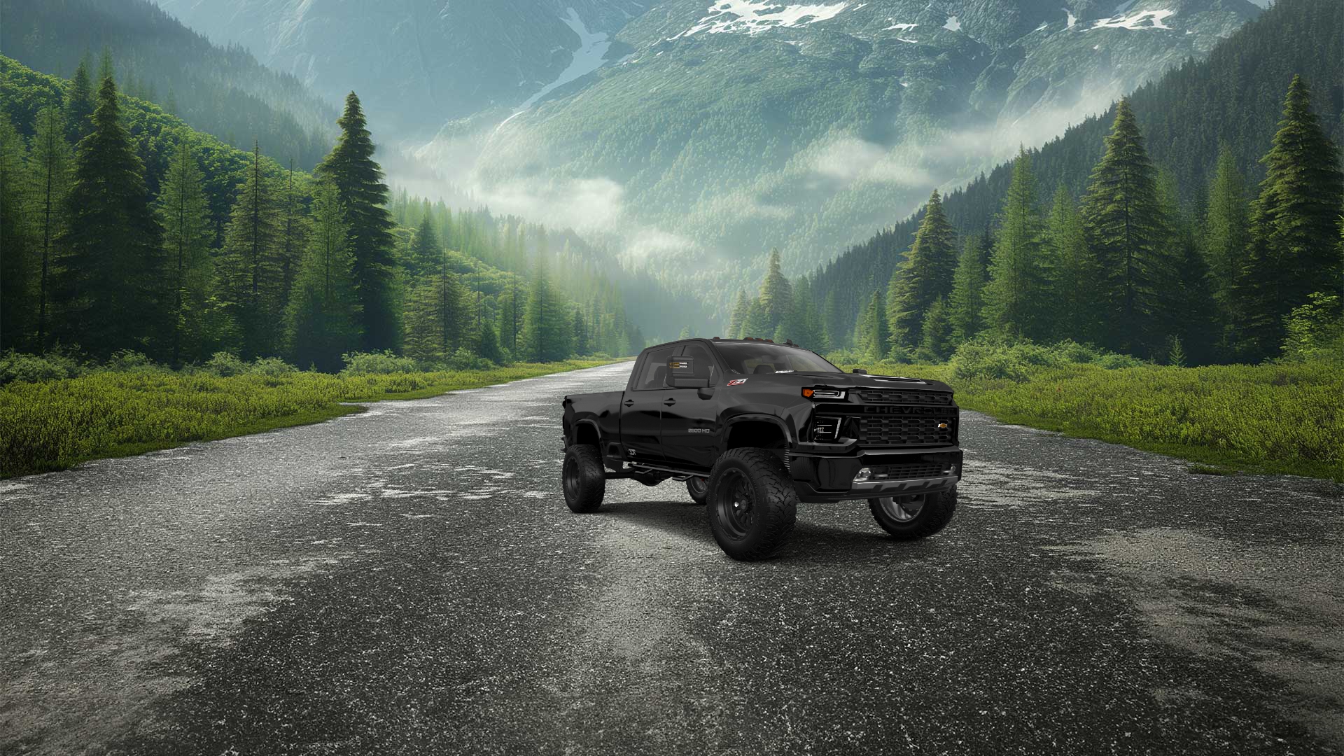 Chevrolet Silverado 2500 HD 4 Door pickup truck 2020 tuning