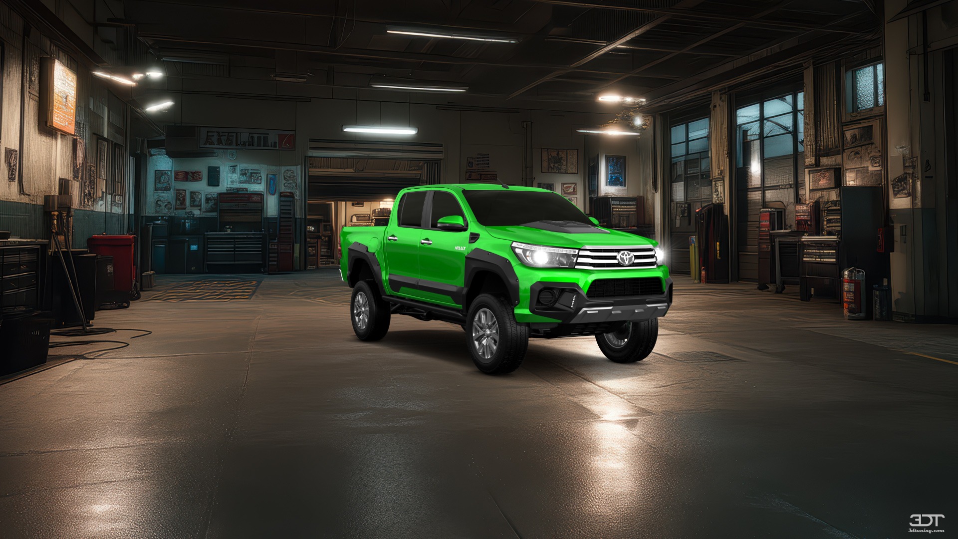Toyota Hilux Double Cab 4 Door pickup truck 2015 tuning