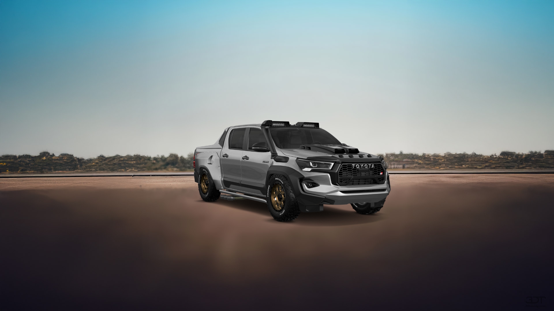 Toyota Hilux Double Cab 4 Door pickup truck 2015 tuning