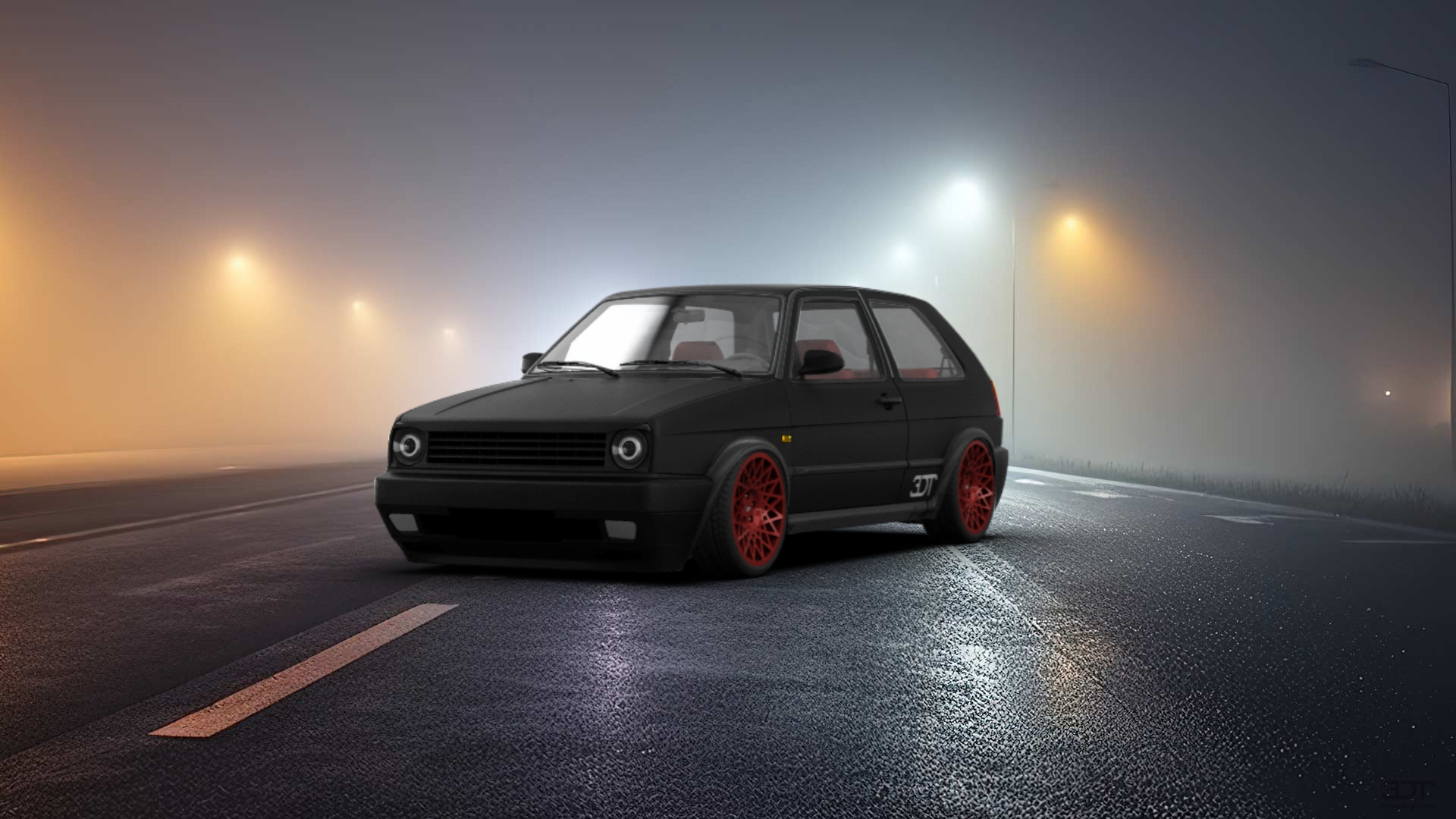 Volkswagen Golf 2 Gti 3 Door Hatchback 1990 tuning