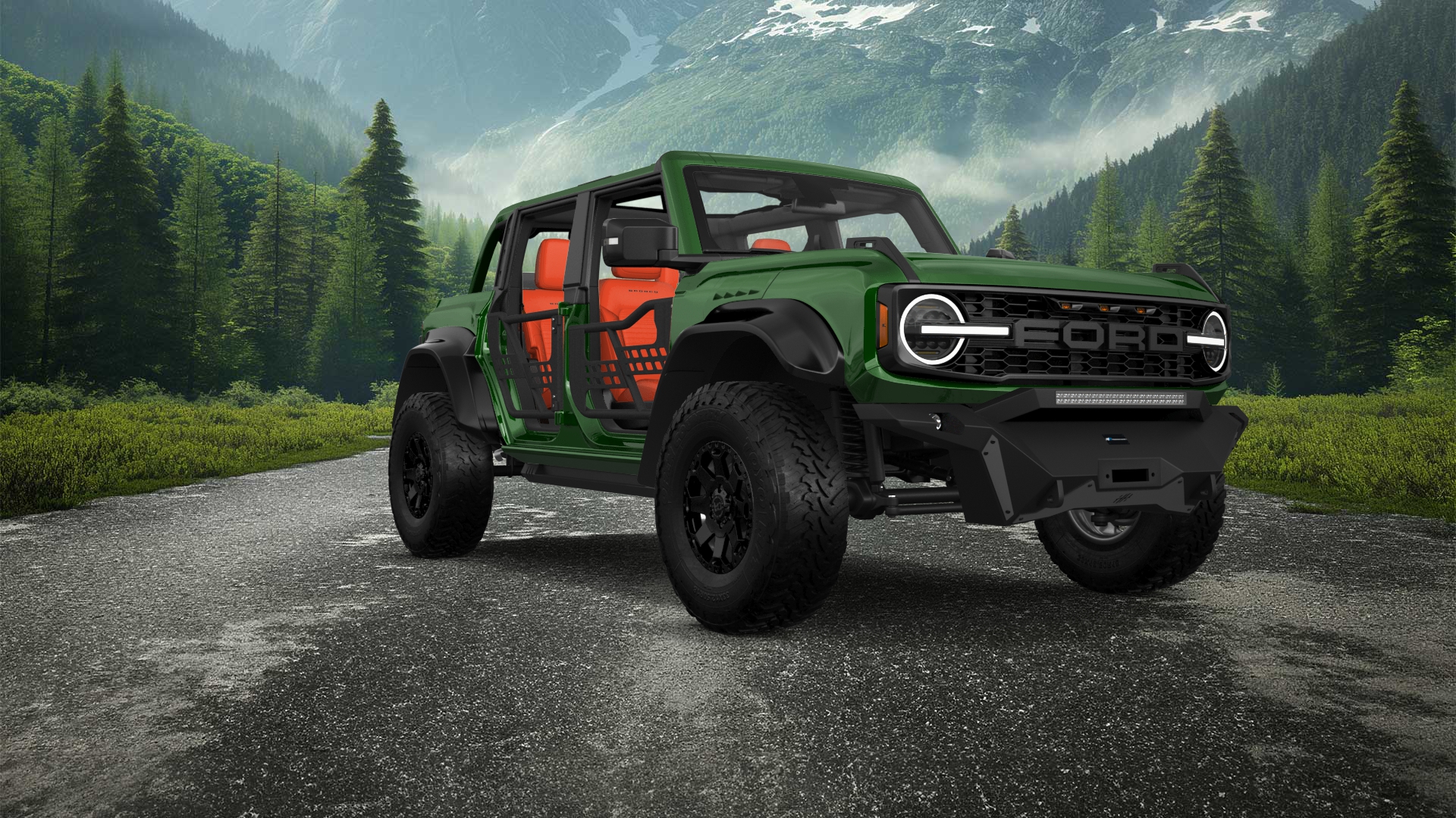 Ford Bronco Raptor 4 Door pickup truck 2022