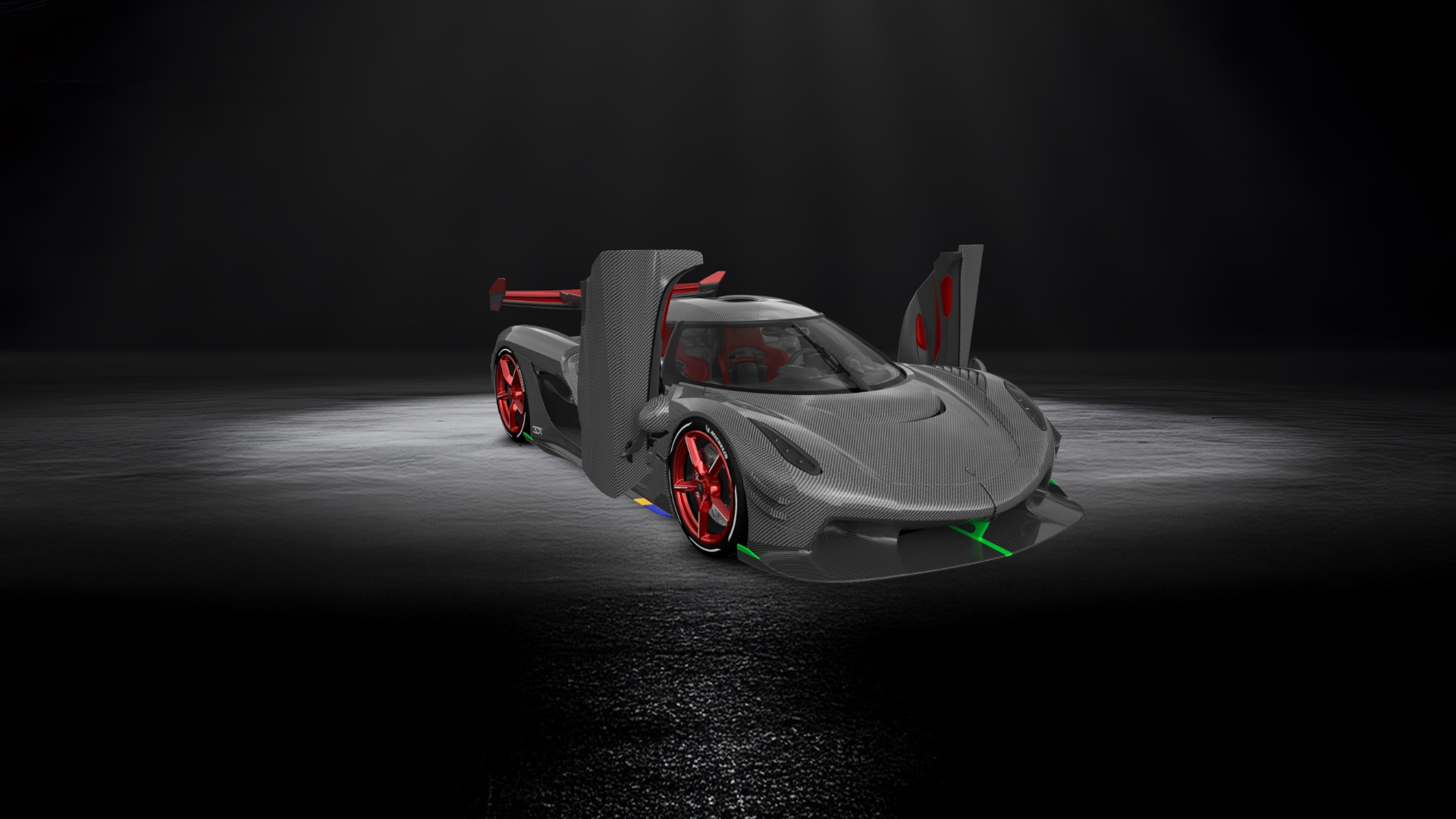 Koenigsegg Jesko 2 door targa top 2020