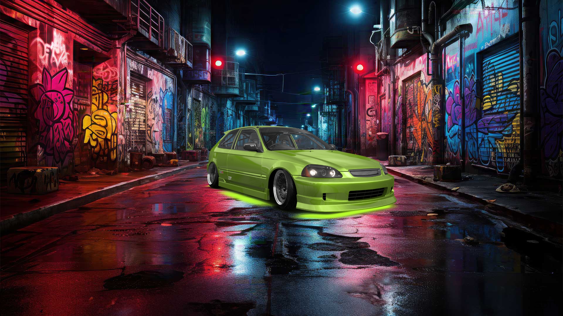 Honda Civic 3 Door Hatchback 1997 tuning