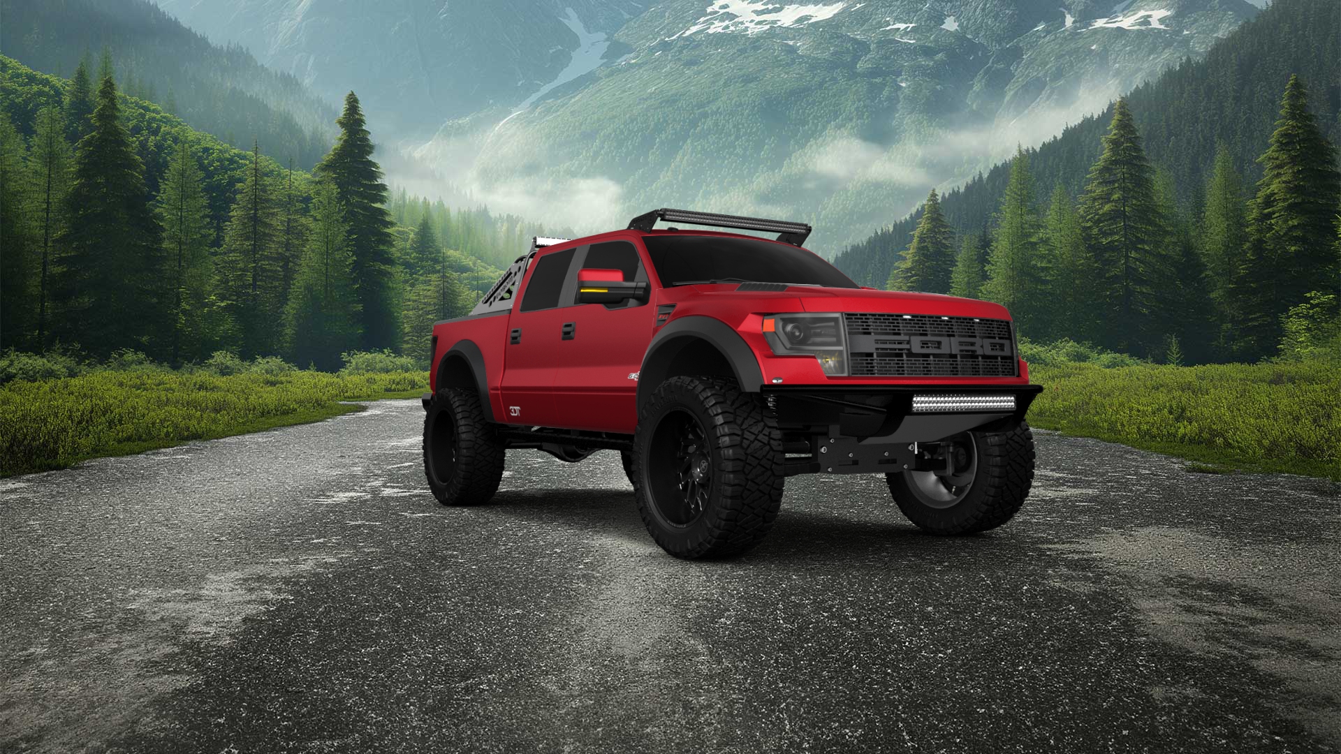Ford F-150 SVT Raptor 4 Door pickup truck 2013 tuning