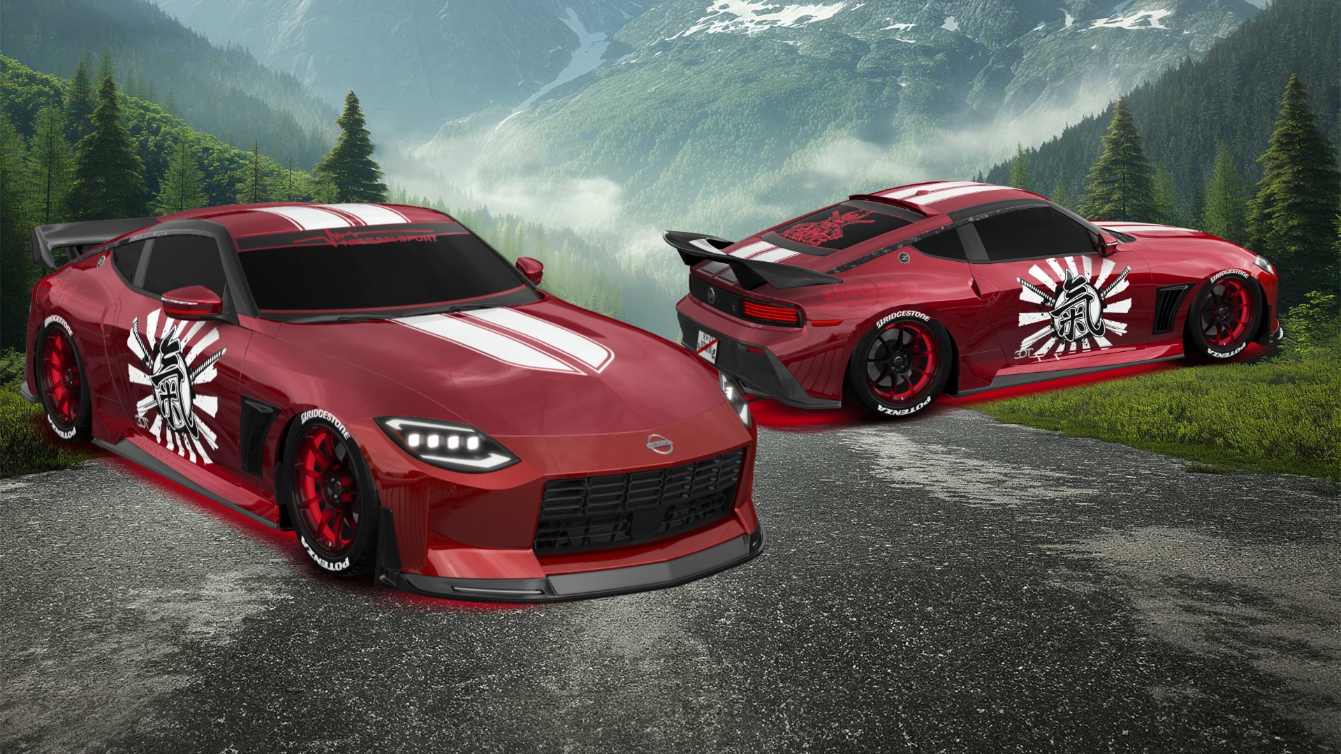 Nissan Z 2 door fastback coupe 2022 tuning