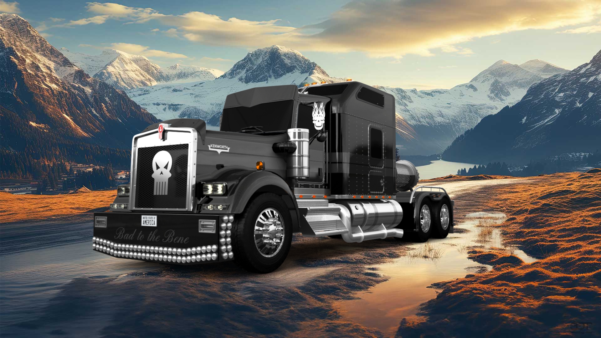 Kenworth W900 Sleeper Cab Truck 2015